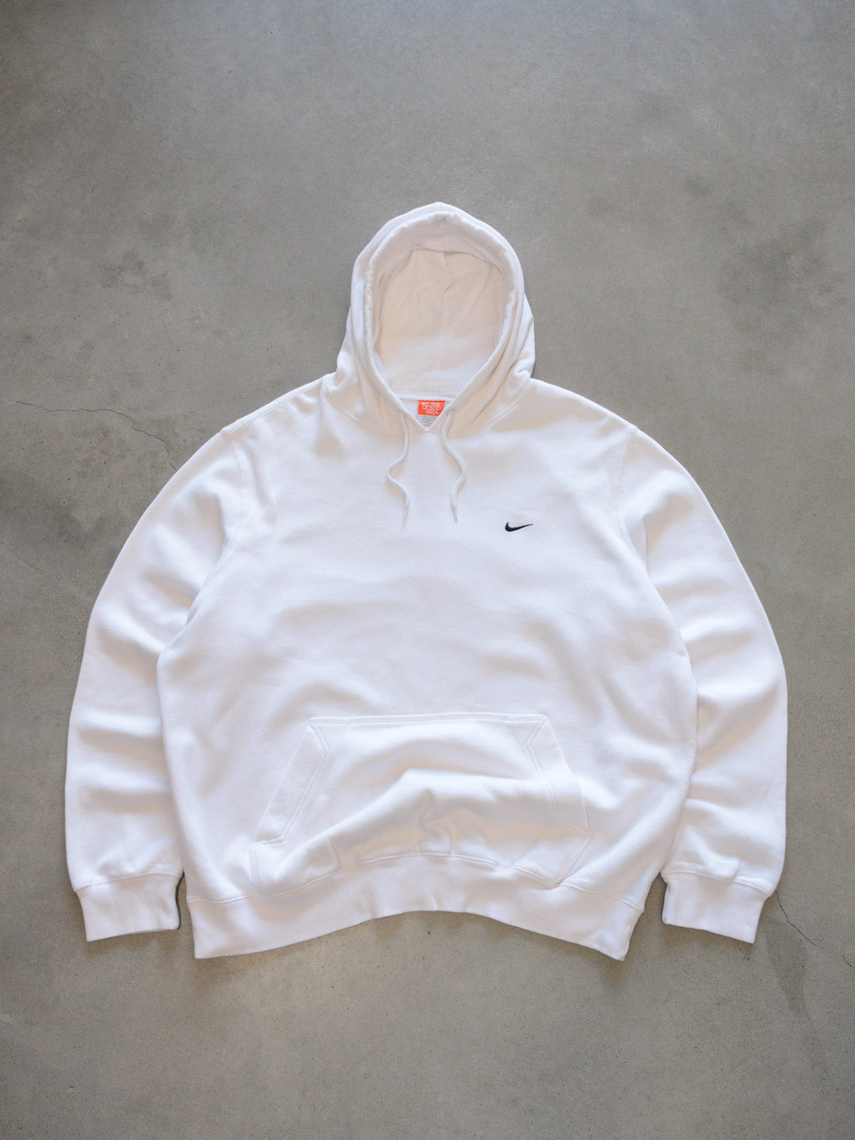 Vintage 00s White Nike Hoodie (2XL)