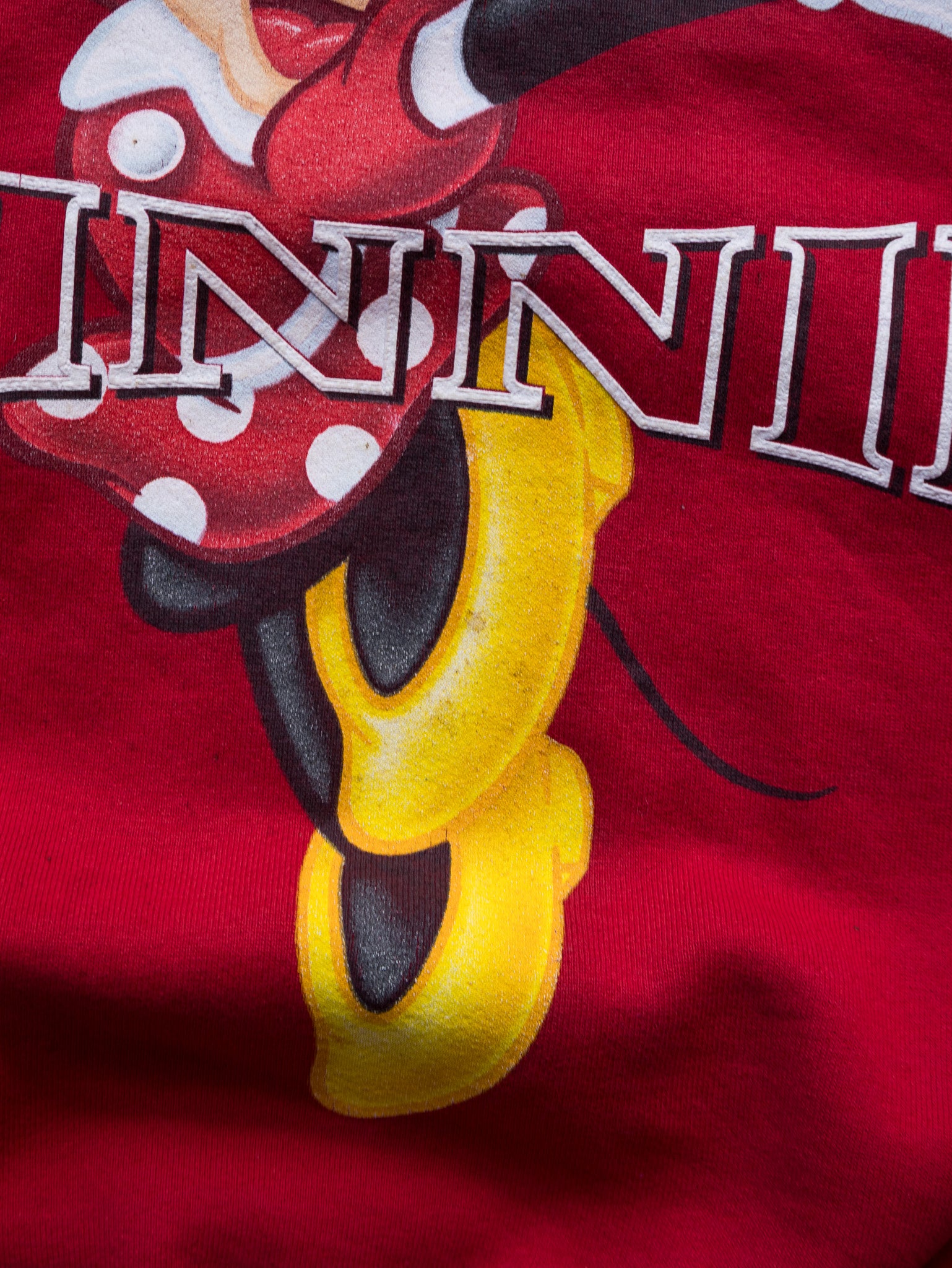Vintage 90s Red Disneyland Minnie Mouse Sweatshirt (M)