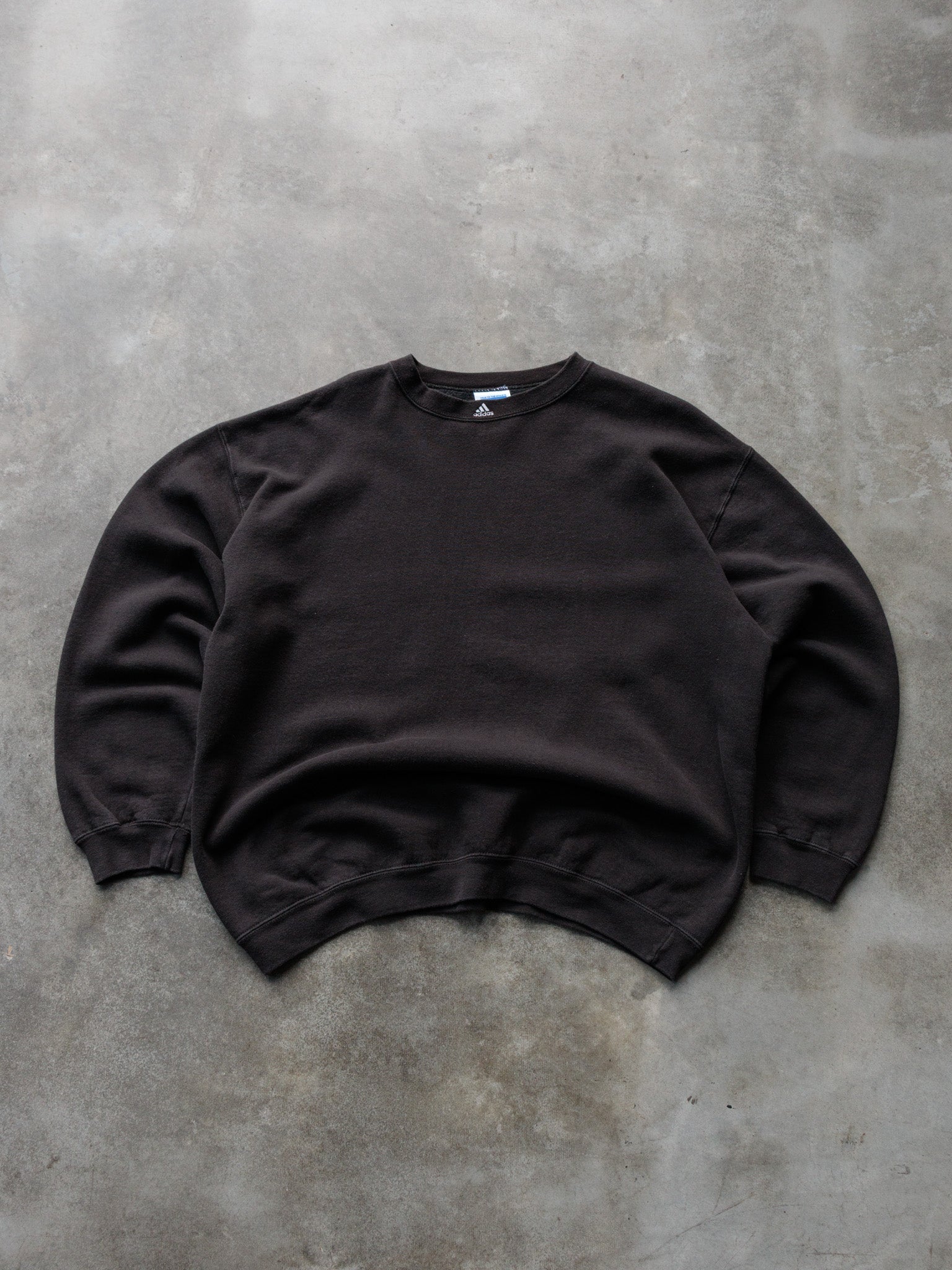 Vintage Black Adidas Sweatshirt (XL)
