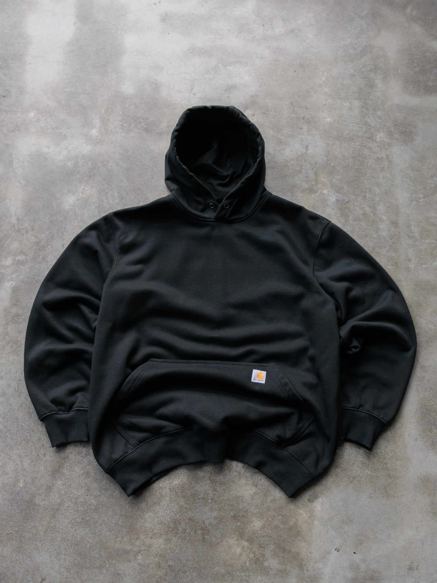 Vintage Black Carhartt Hoodie (XL)