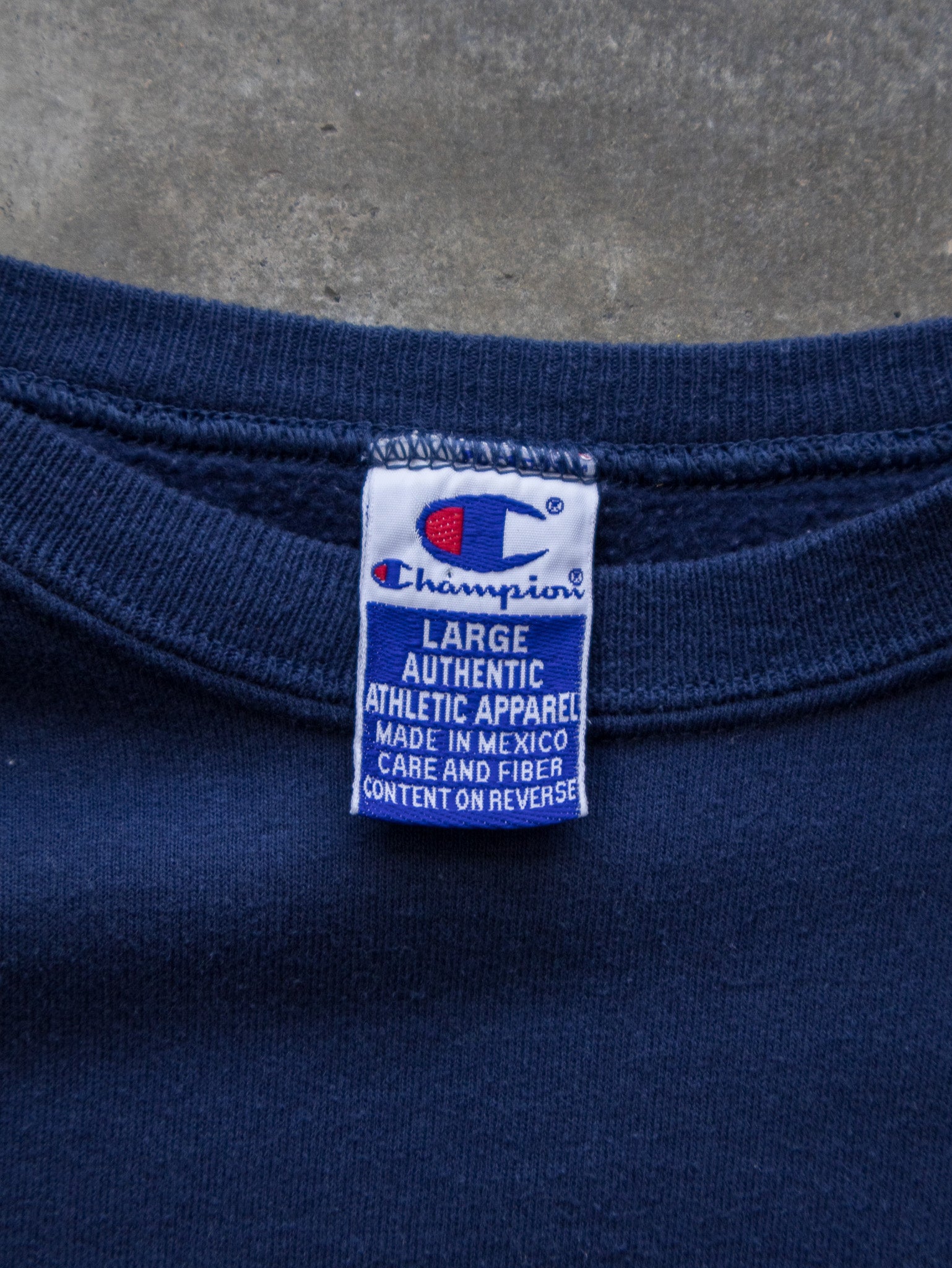 Vintage Navy Champion Sweatshirt (L)