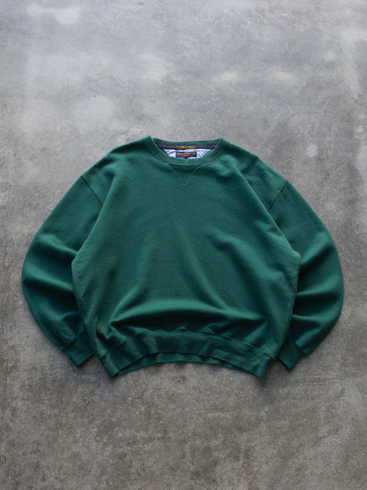 Vintage Green Tommy Hilfiger Golf Sweatshirt (XL)