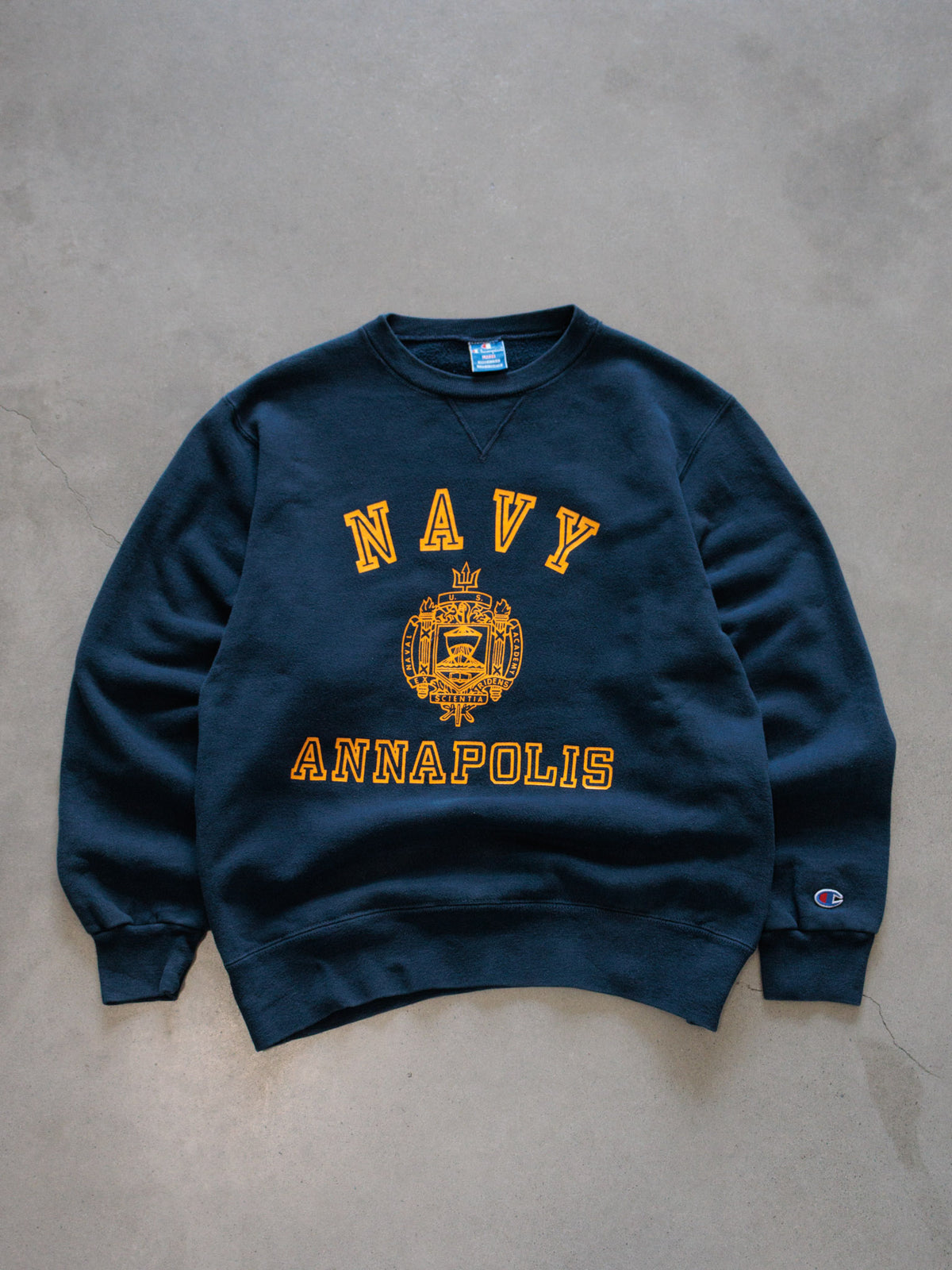 Vintage 90s Navy Champion Navy Annapolis Sweatshirt (L)