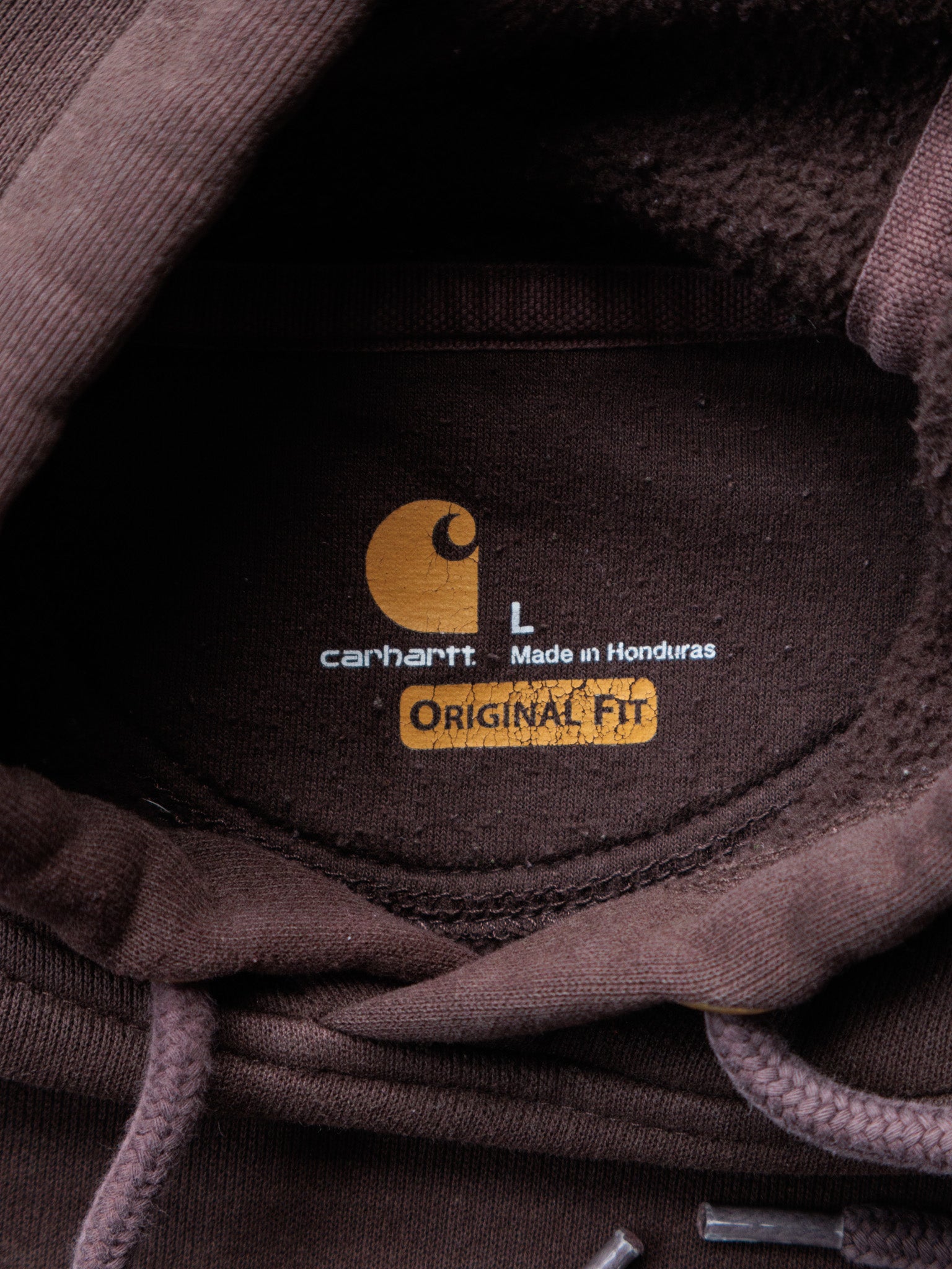 Vintage Brown Carhartt Hoodie (L)