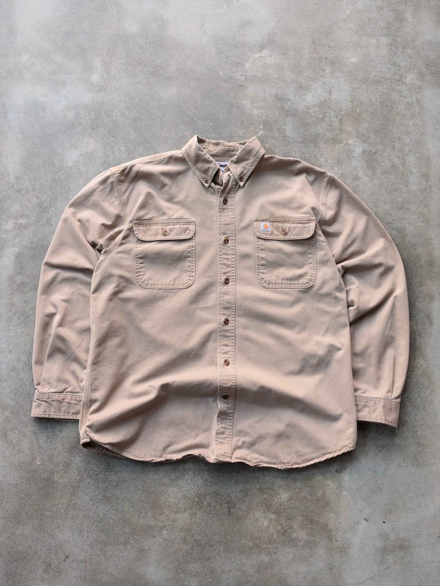 Vintage Beige Carhartt Shirt (L)