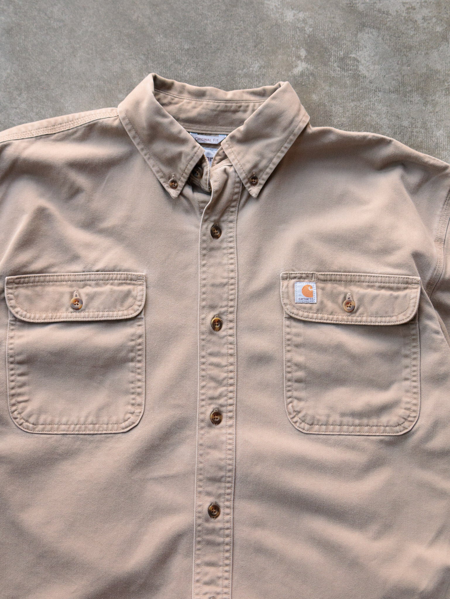 Vintage Beige Carhartt Shirt (L)