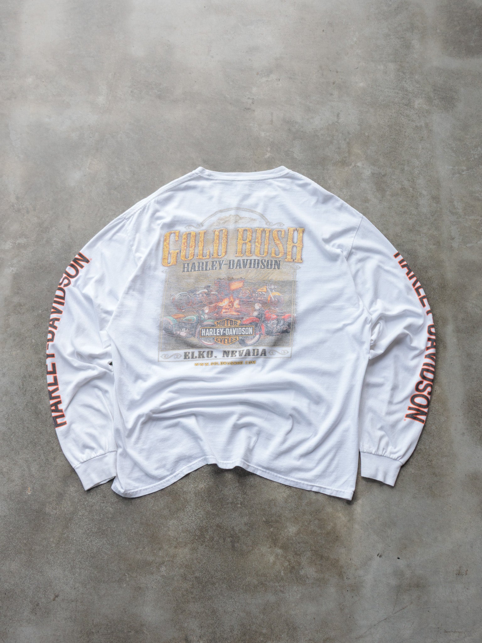 White Harley-Davidson Elko Nevada Long Sleeve (XL)