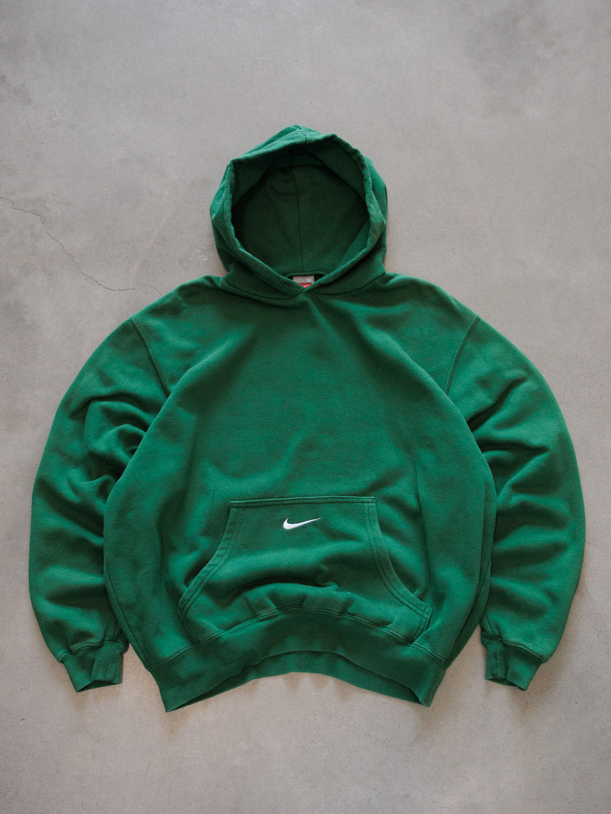 Vintage 90s Green Nike Team Hoodie (M)