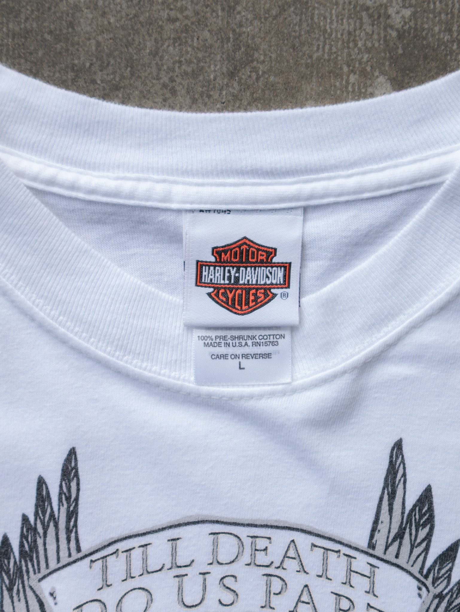 Vintage 00s Harley-Davidson Bellevue Washington Long Sleeve (L)