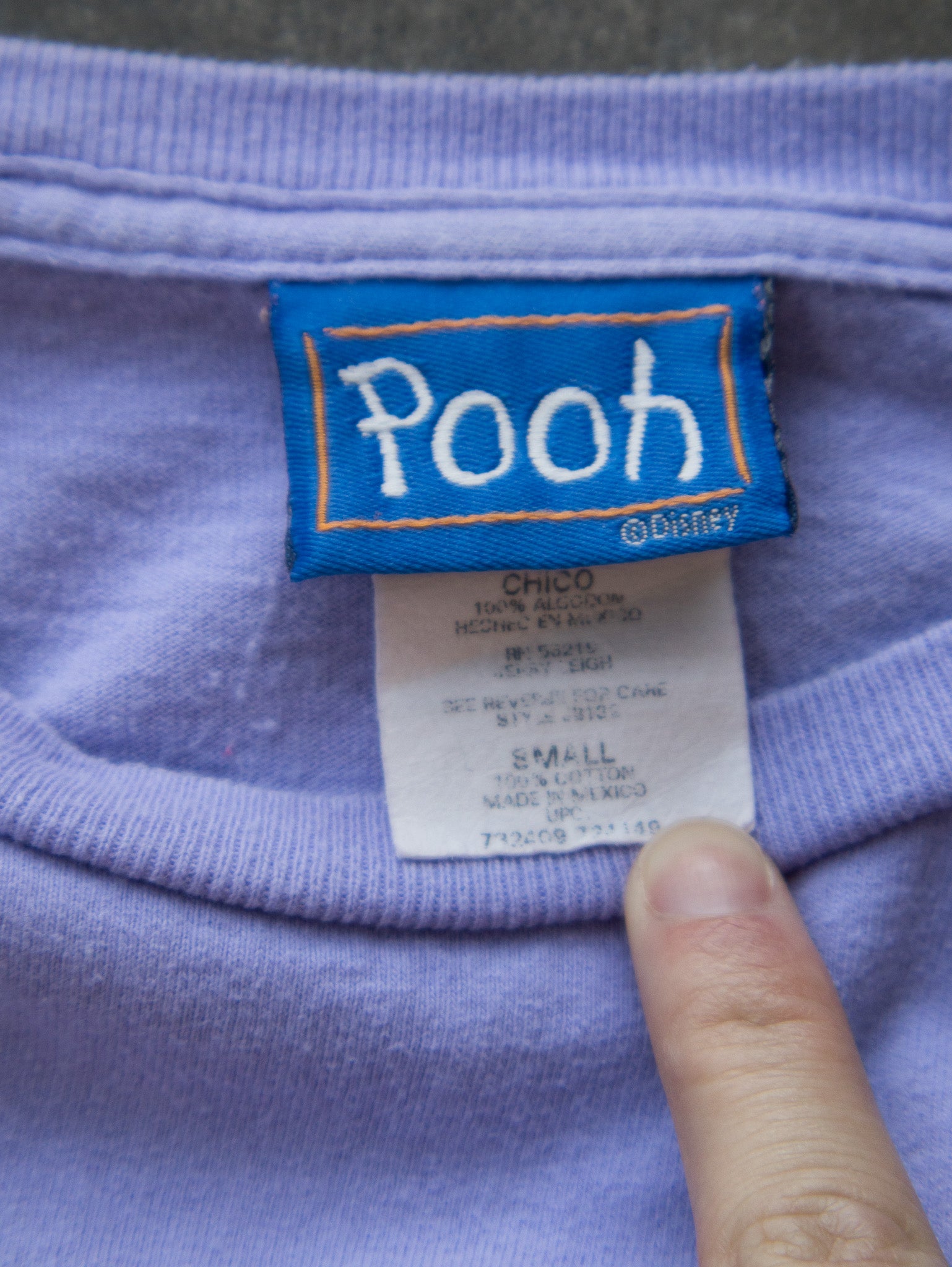 Vintage 00s Purple Disney Pooh & Piglet Tee (S)