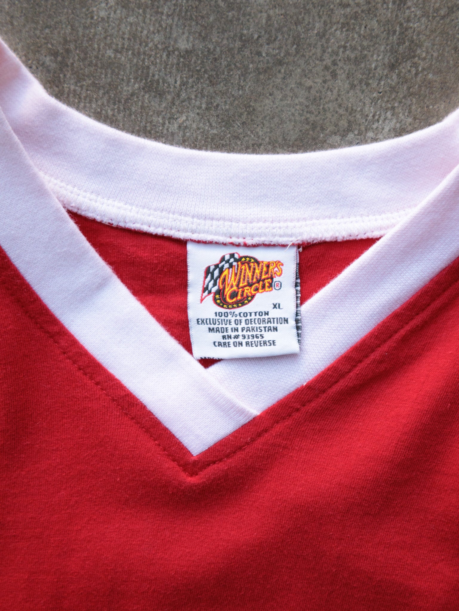 Vintage 00s Red NASCAR Budweiser Dale Jr Long Sleeve (XL)