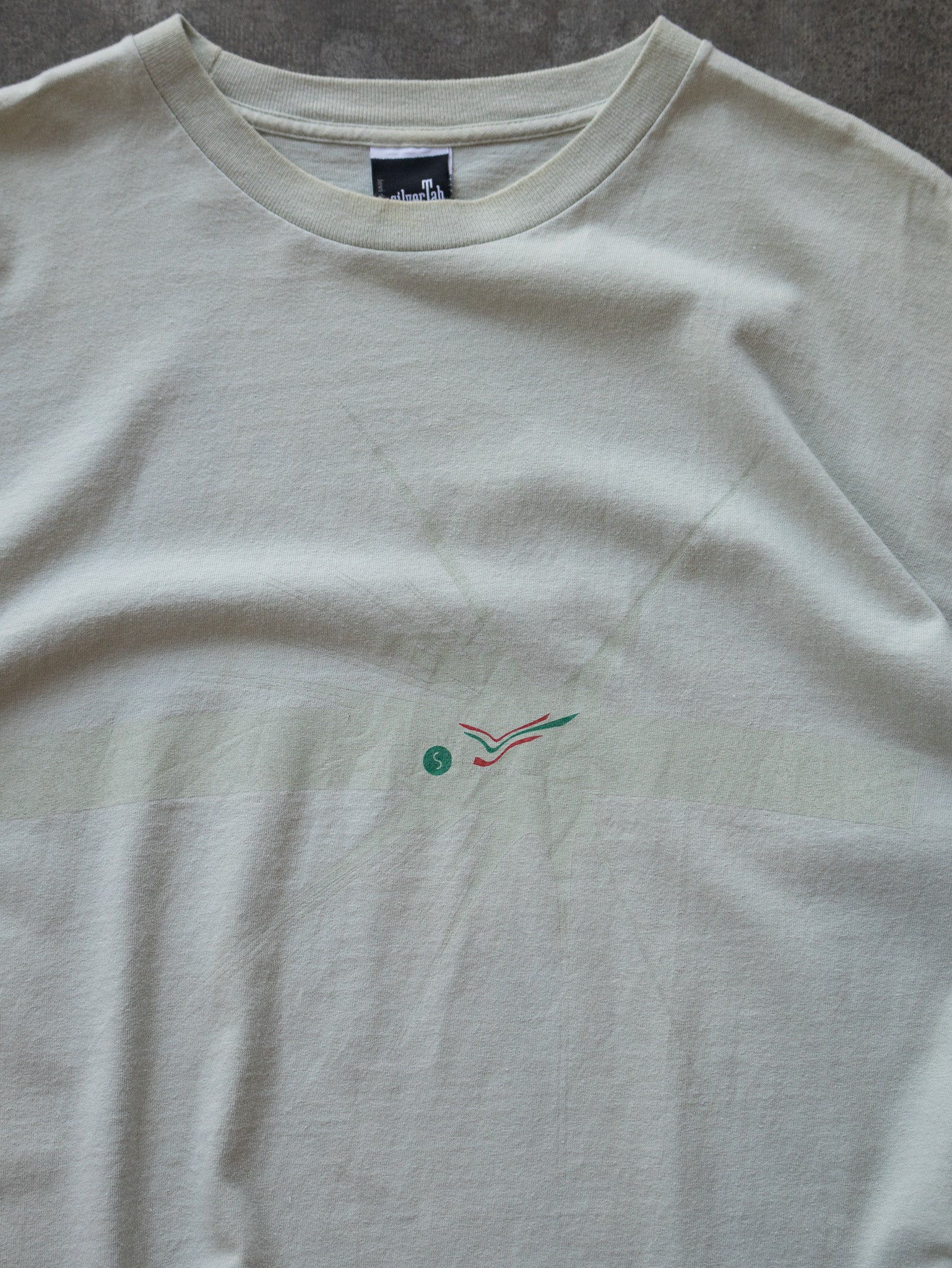 Vintage 90s Pale Green Levi’s SilverTab Graphic Tee (XL)