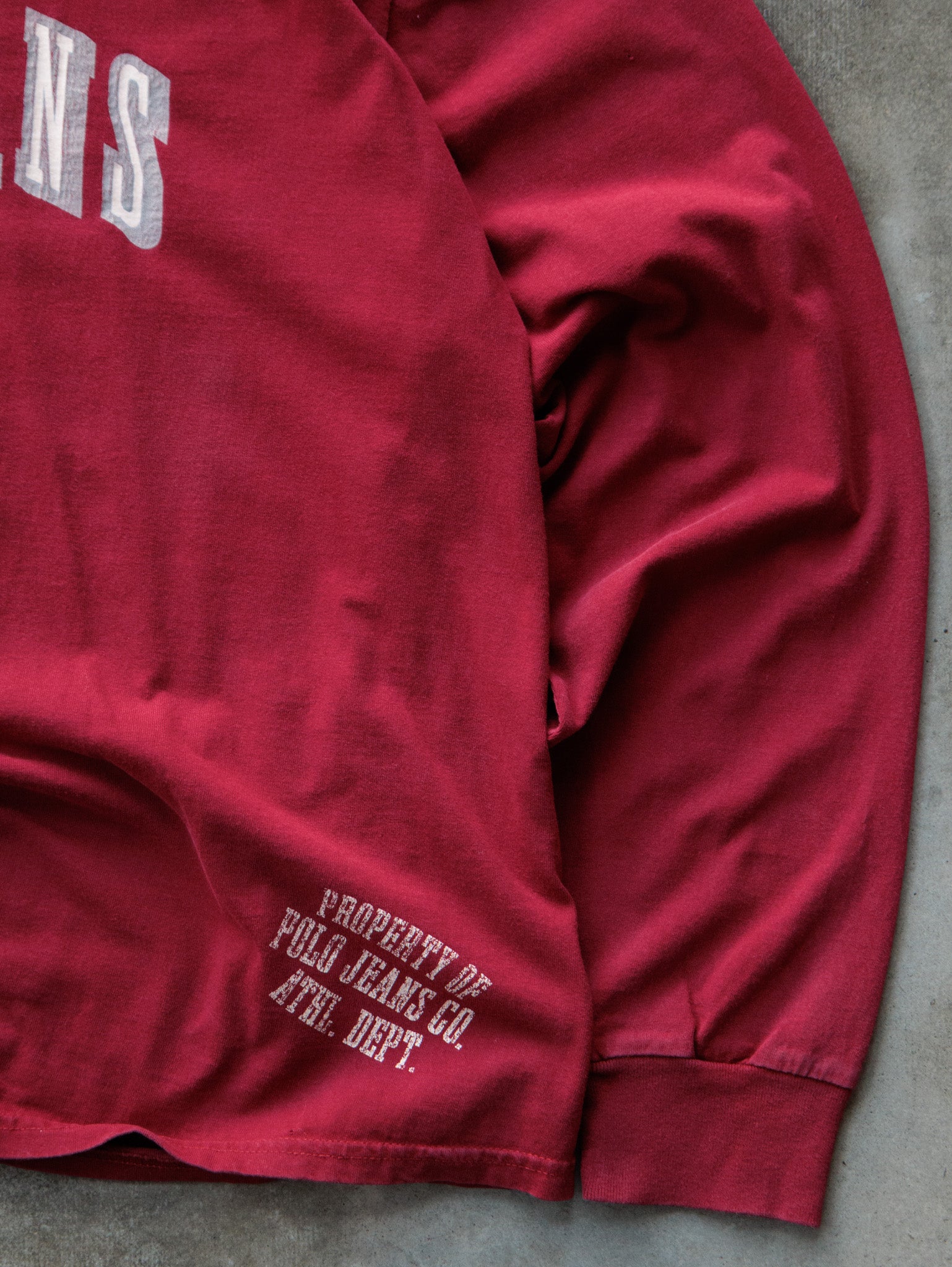 Vintage 00s Red Polo Jeans Company Long Sleeve (XL)