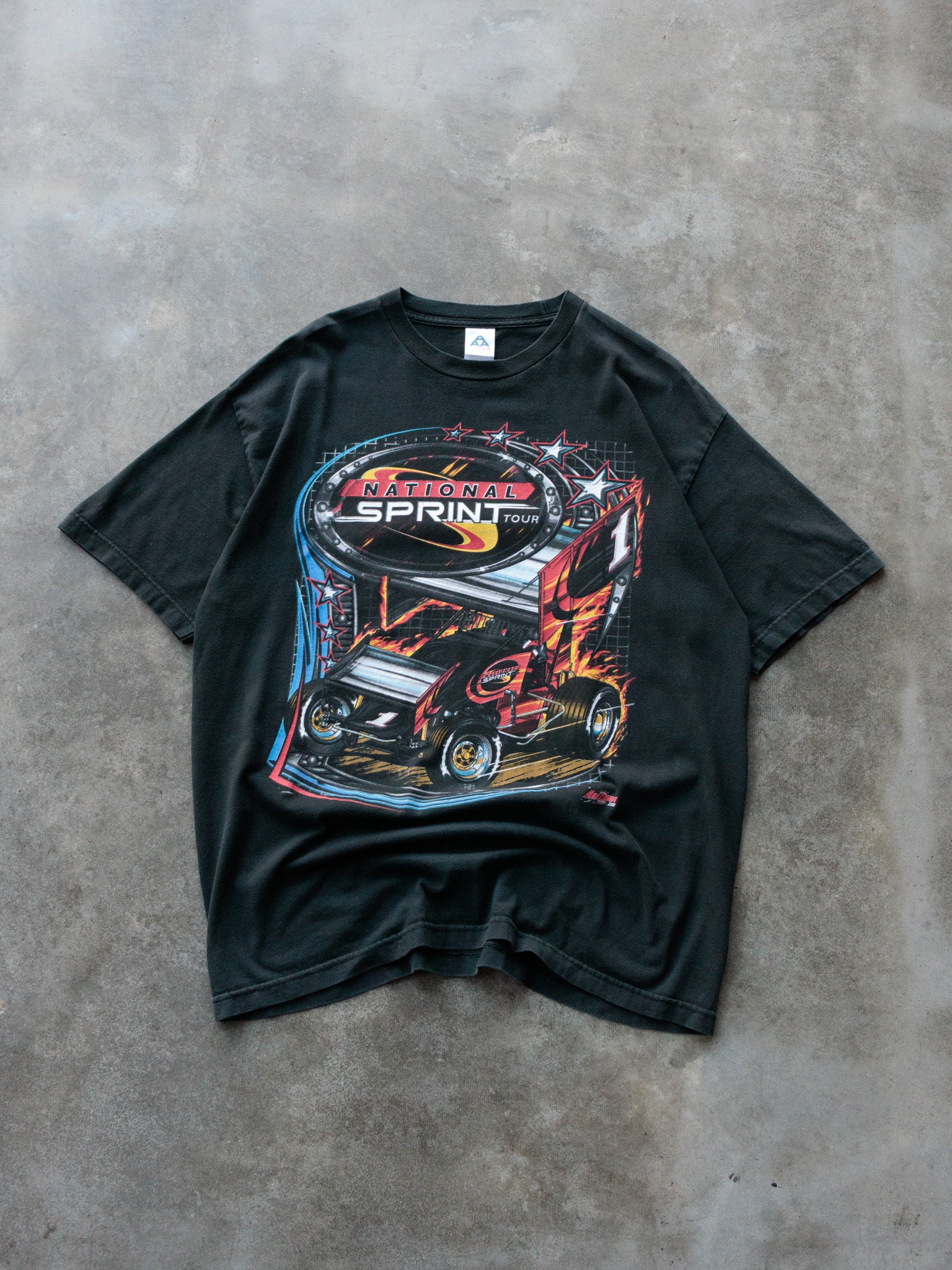 Vintage 2006 Black National Sprint Tour Racing Tee (XL)