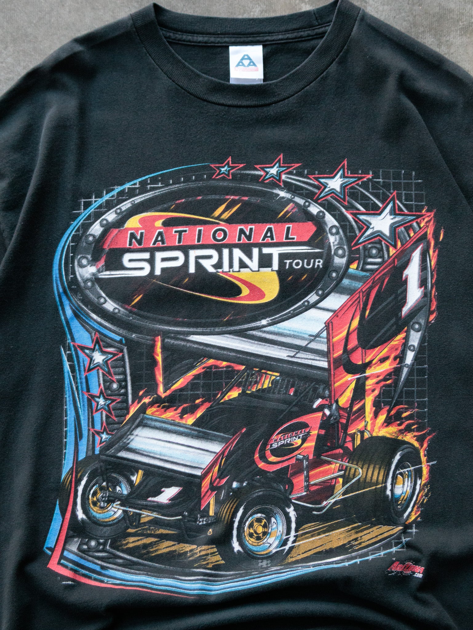 Vintage 2006 Black National Sprint Tour Racing Tee (XL)