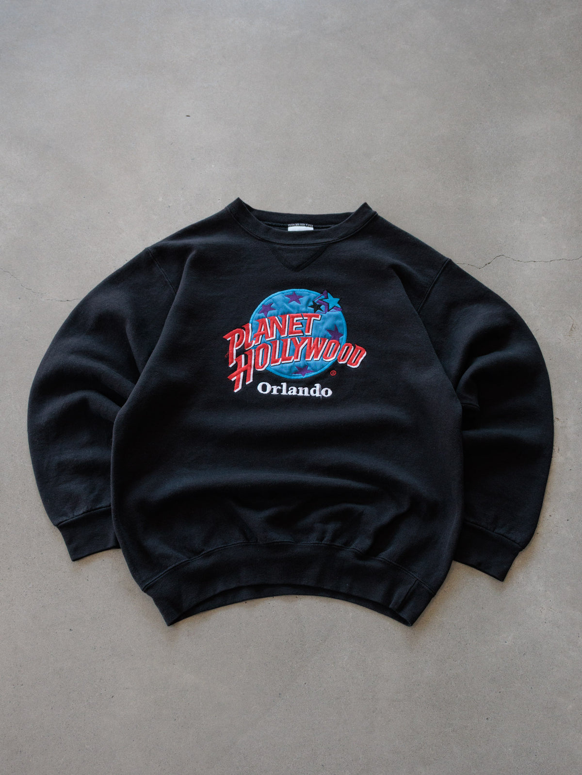 Vintage 90s Black Planet Hollywood Orlando Sweatshirt (M)