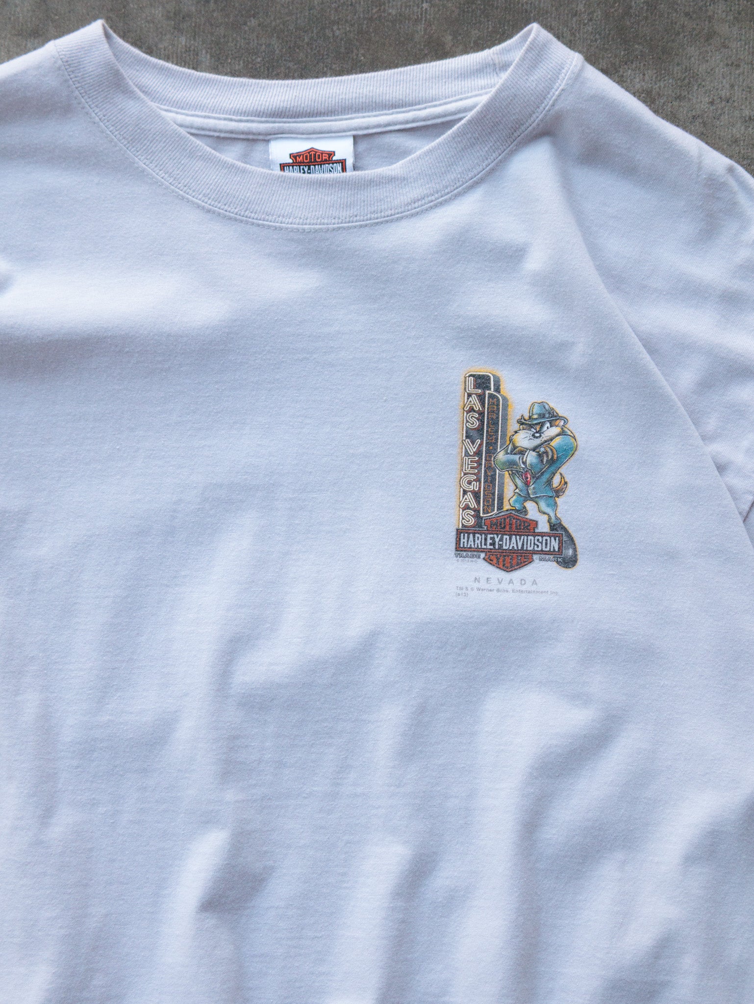 Vintage 2012 White Harley-Davidson Las Vegas Tee (L)