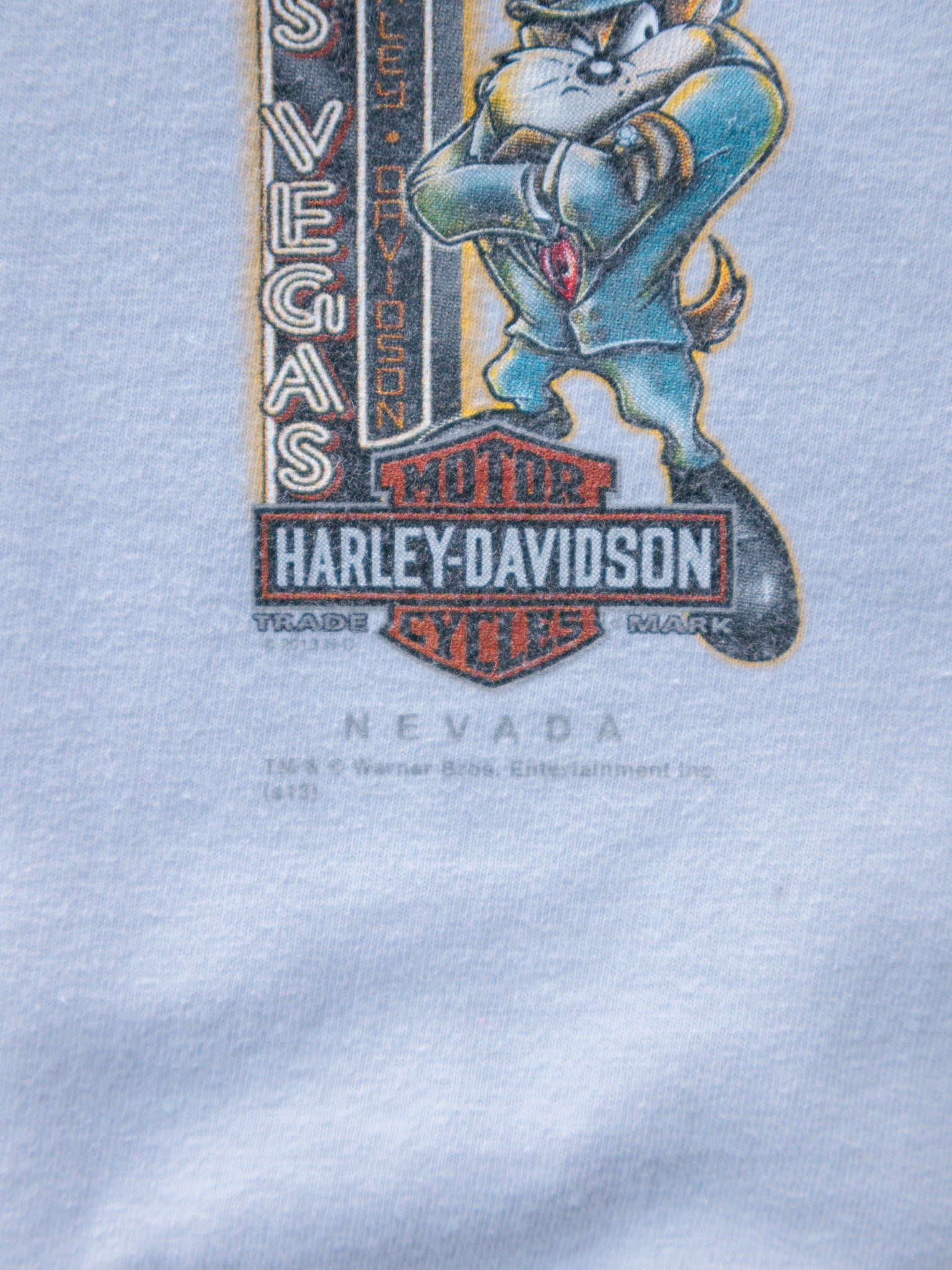 Vintage 2012 White Harley-Davidson Las Vegas Tee (L)