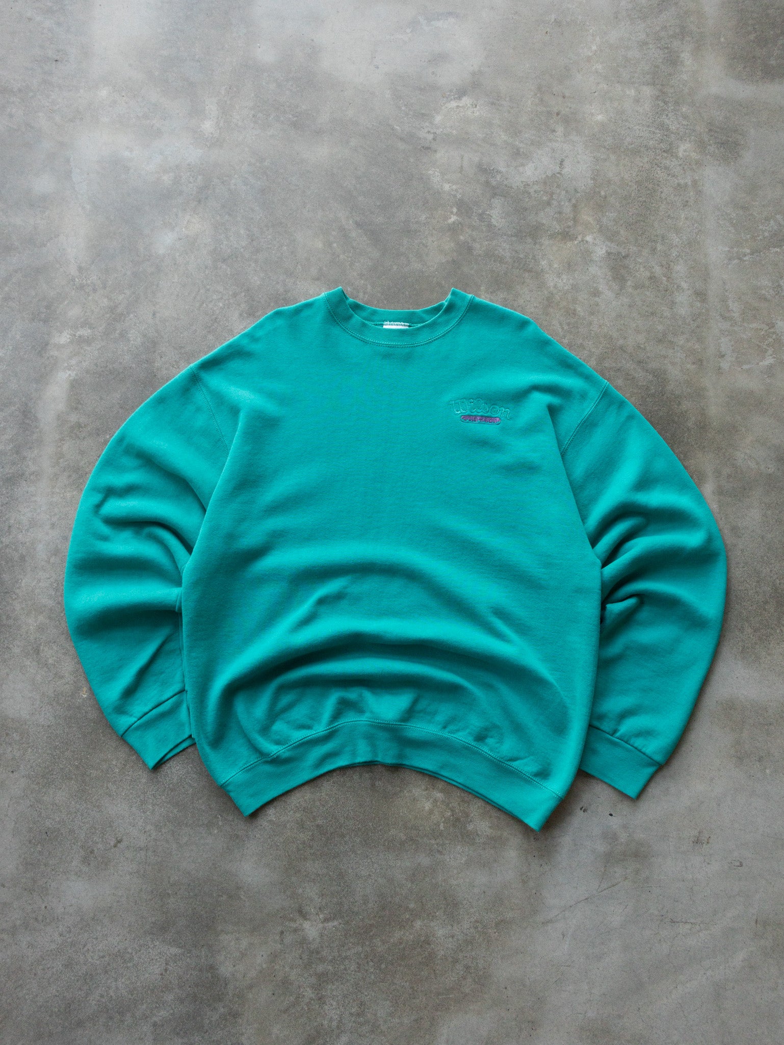 Vintage 90s Green Wilson Sweatshirt (XL)
