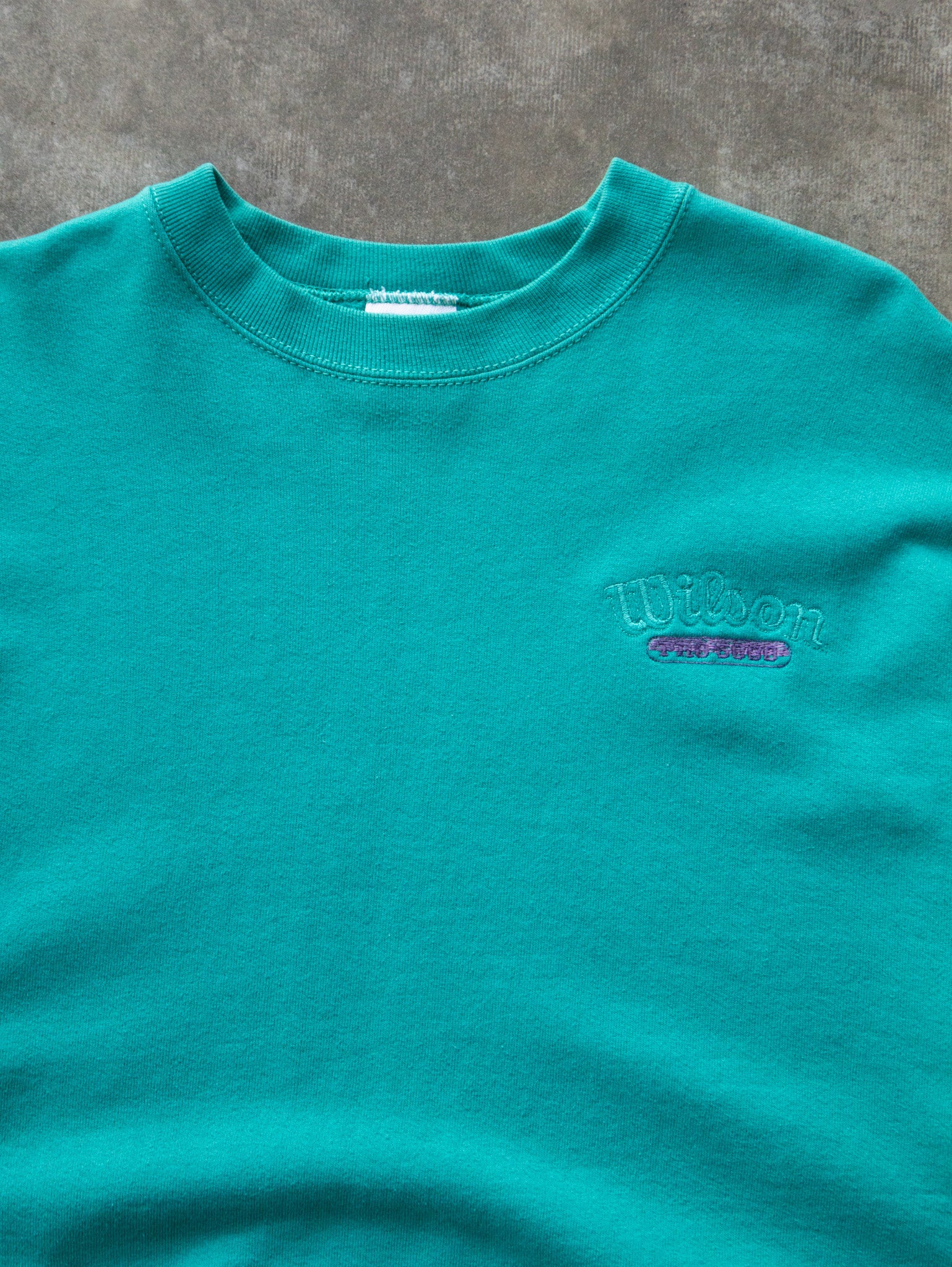 Vintage 90s Green Wilson Sweatshirt (XL)