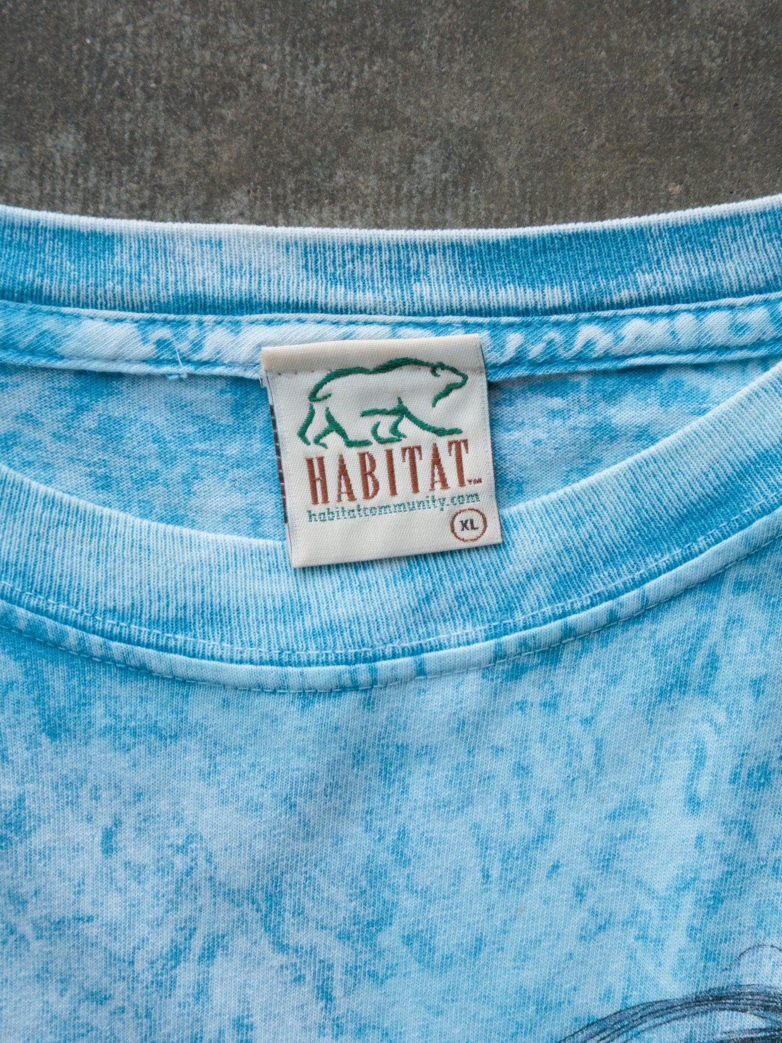 Vintage Blue Habitat Horse Tee (XL)
