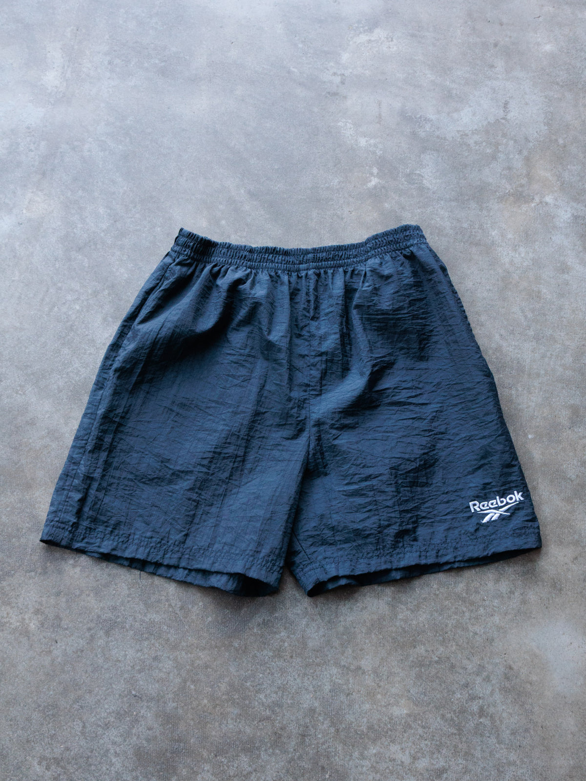 Vintage 90s Navy Reebok Shorts (XL)