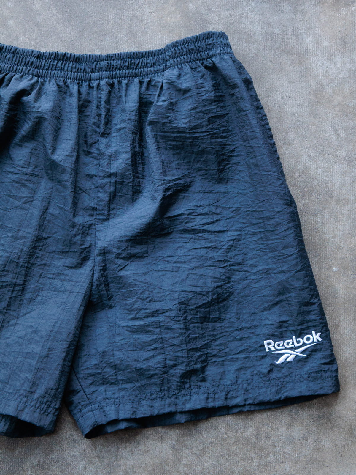 Vintage 90s Navy Reebok Shorts (XL)