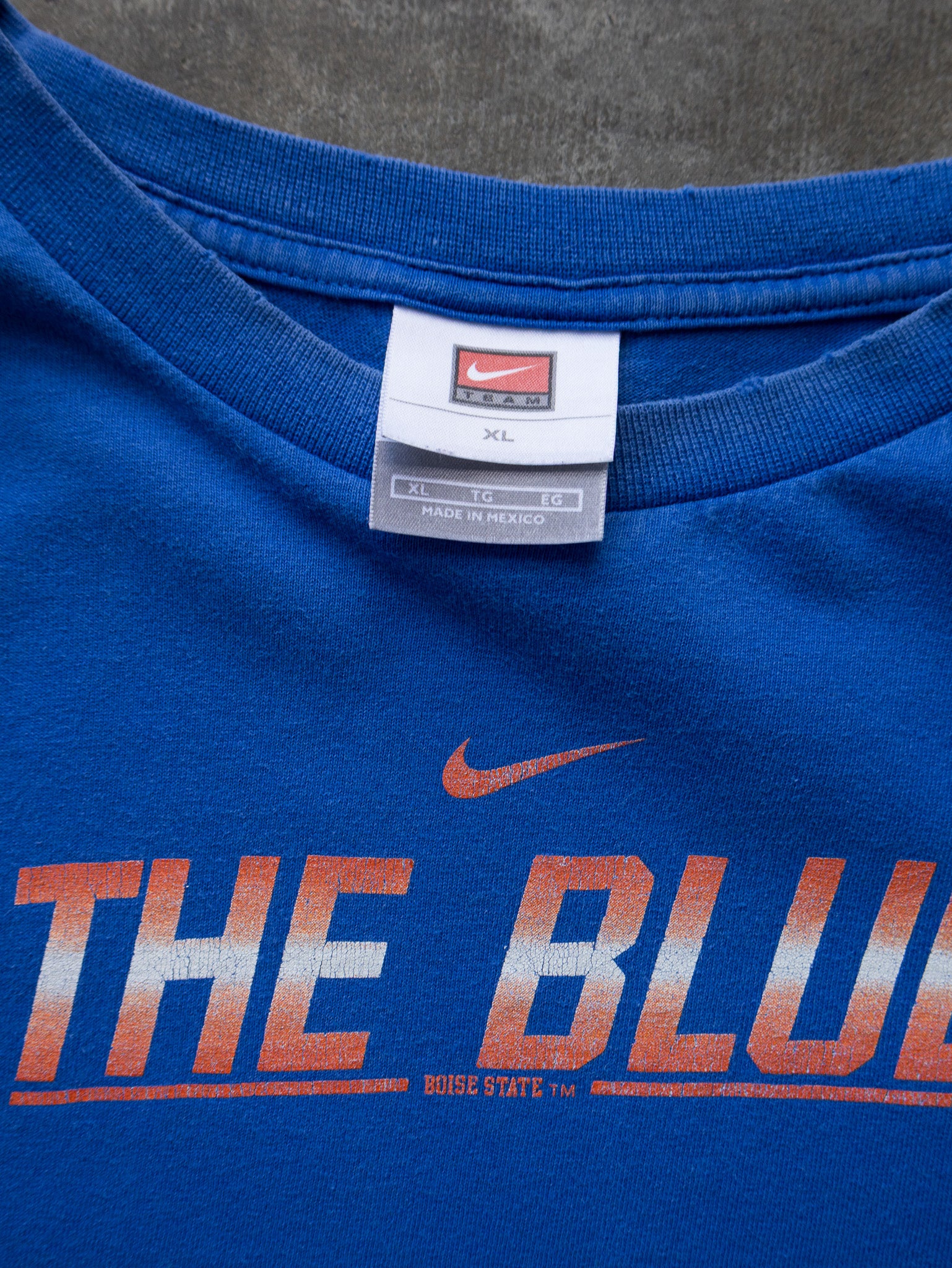 Vintage 00s Blue Nike Boise State Tee (XL)