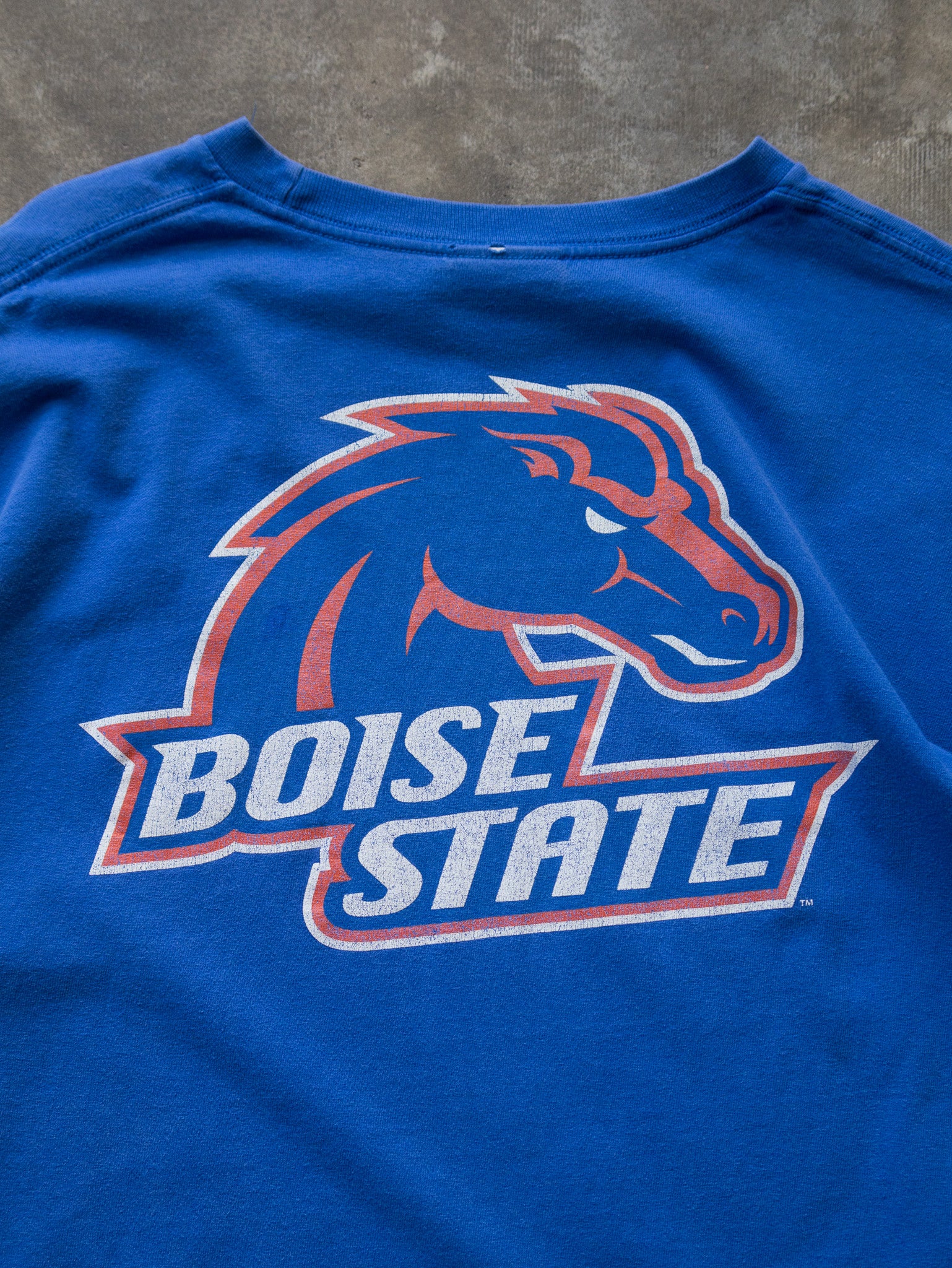 Vintage 00s Blue Nike Boise State Tee (XL)