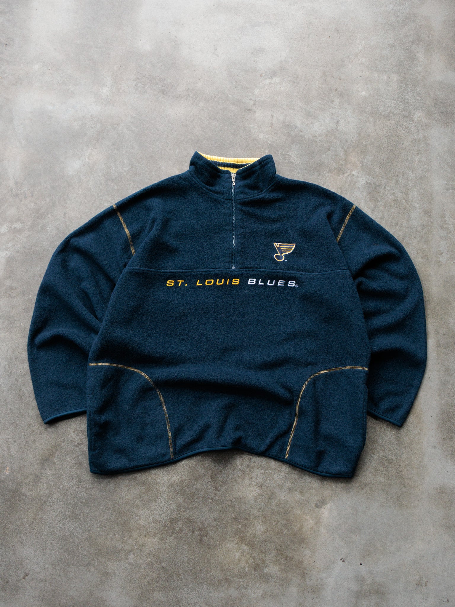 Vintage 90s St. Louis Blues Fleece Sweatshirt (XL)
