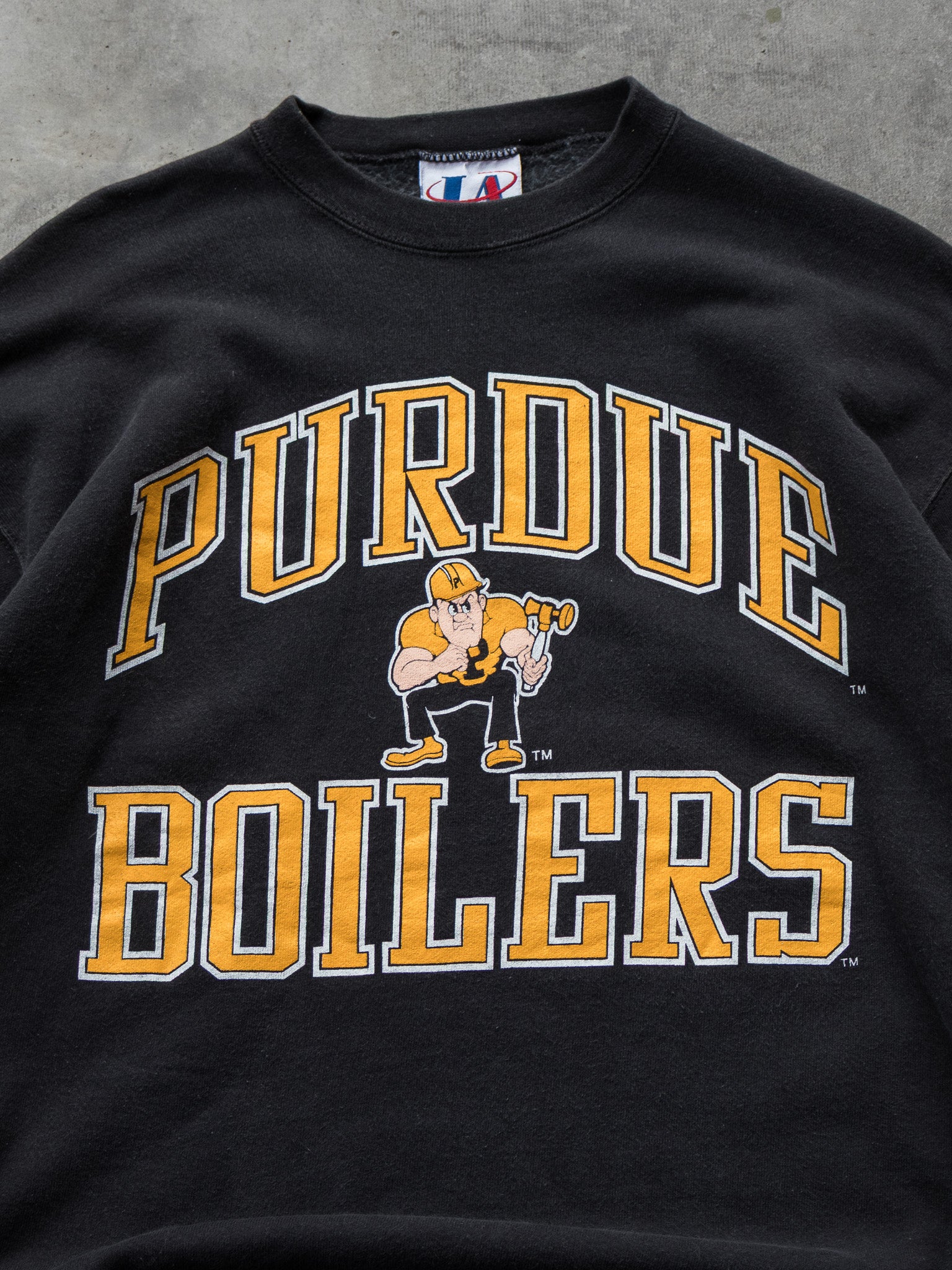 Vintage Black Purdue Boilers Sweatshirt (M)