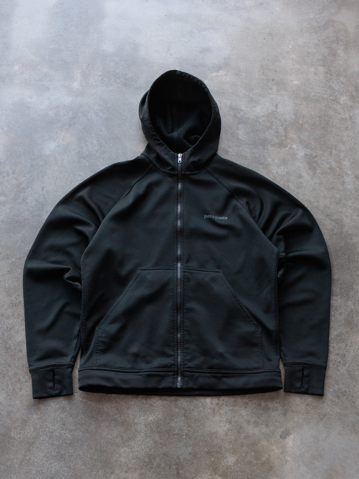 Vintage Black Patagonia Fleece Jacket (XS)