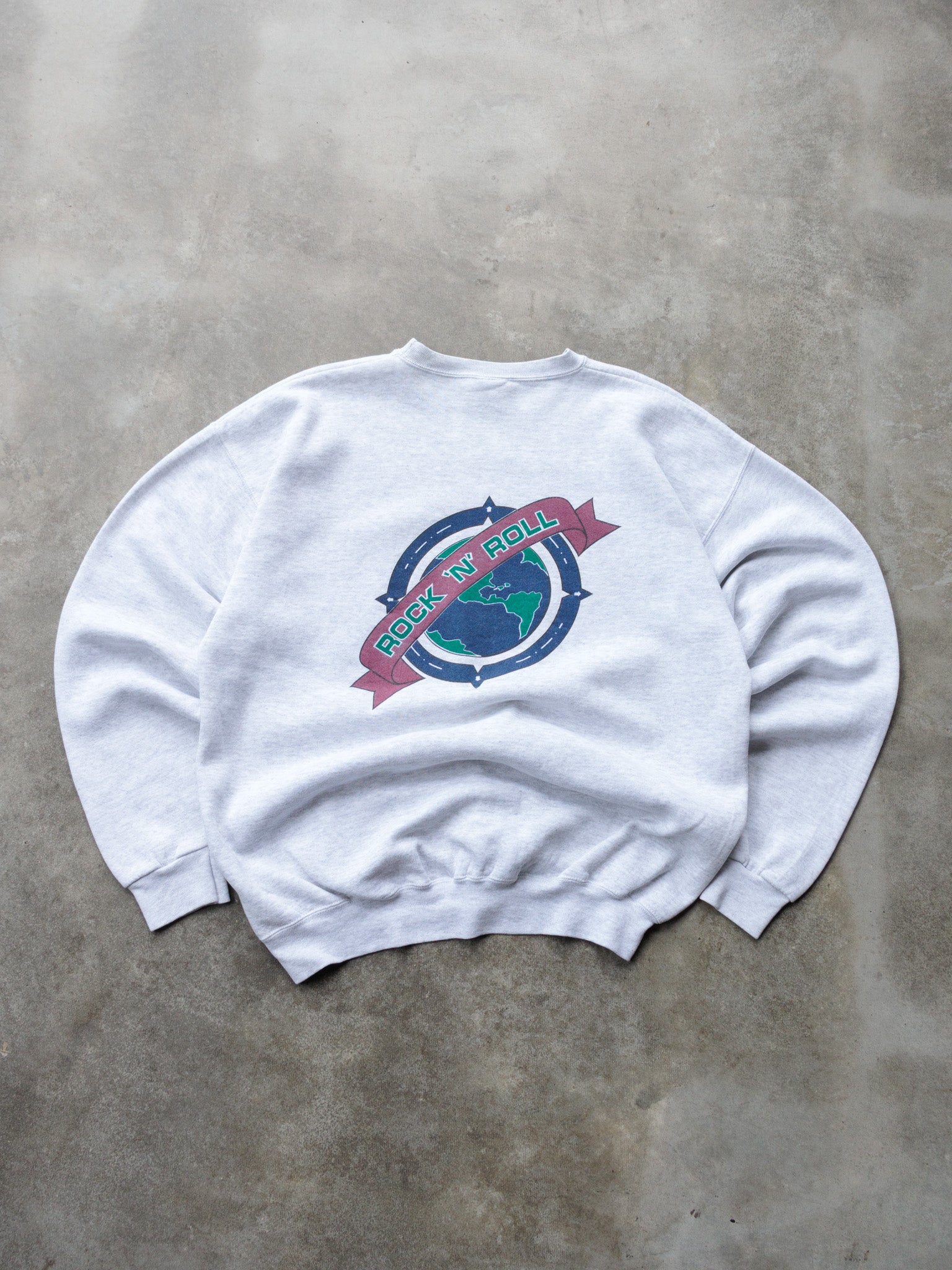Vintage Grey Hard Rock Cafe Chicago Sweatshirt (XL)