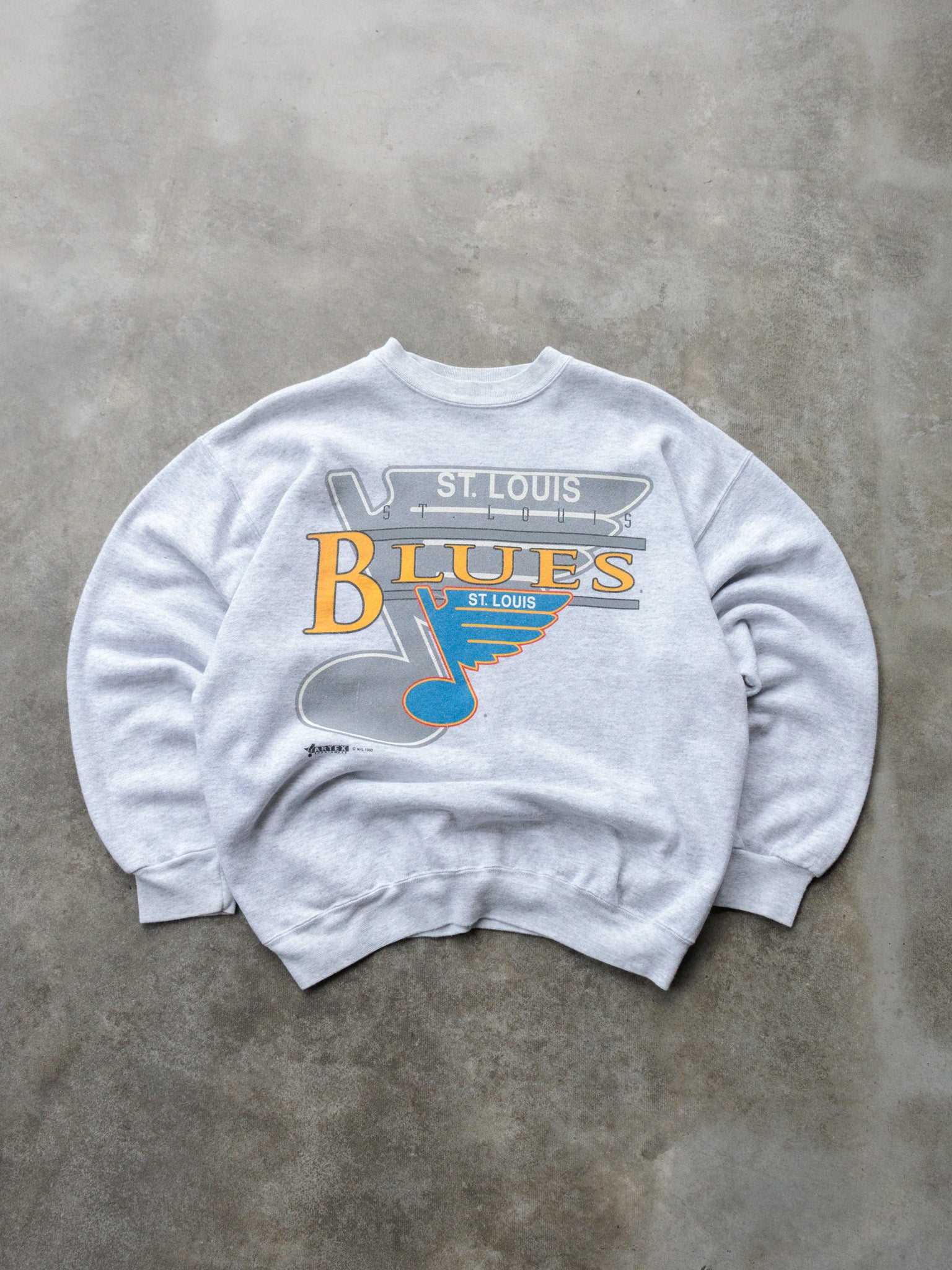 Vintage 1993 Grey St. Louis Blues Sweatshirt (L)