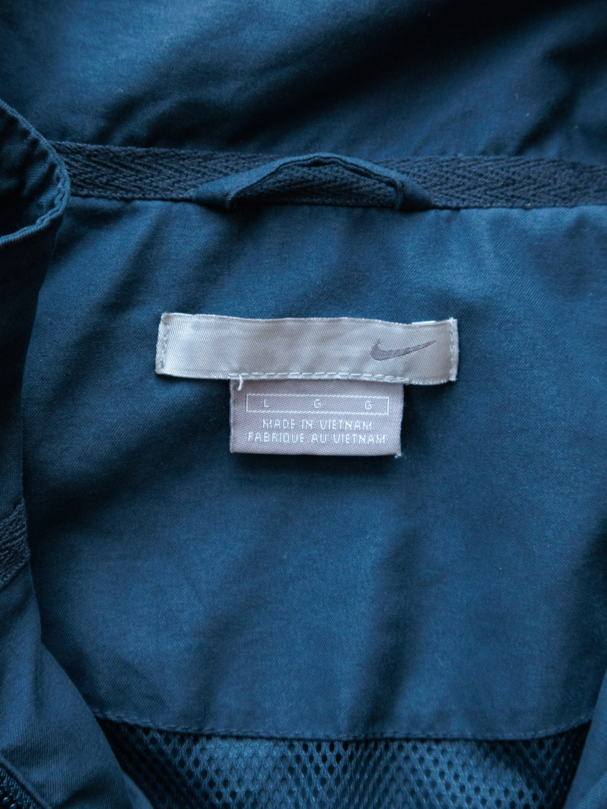 Vintage 00s Navy Nike Track Jacket (L)