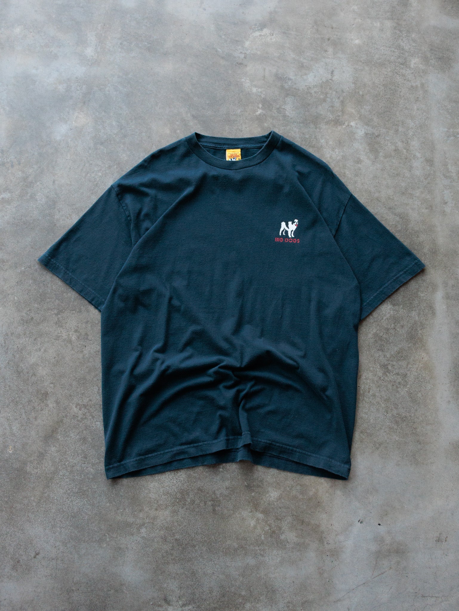 Vintage 2005 Navy Big Dogs Take Life With A Grain Of Salt Tee (XL)
