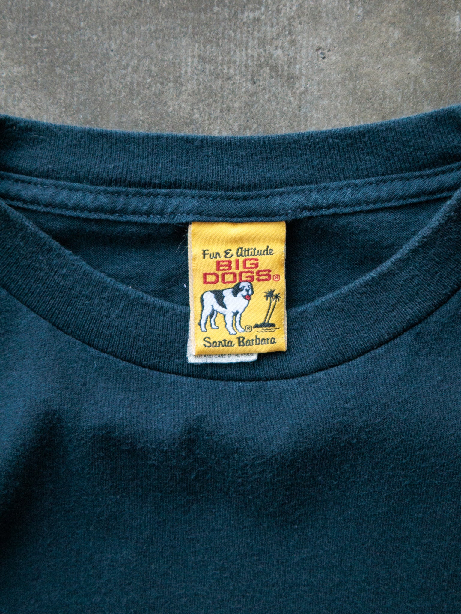 Vintage 2005 Navy Big Dogs Take Life With A Grain Of Salt Tee (XL)