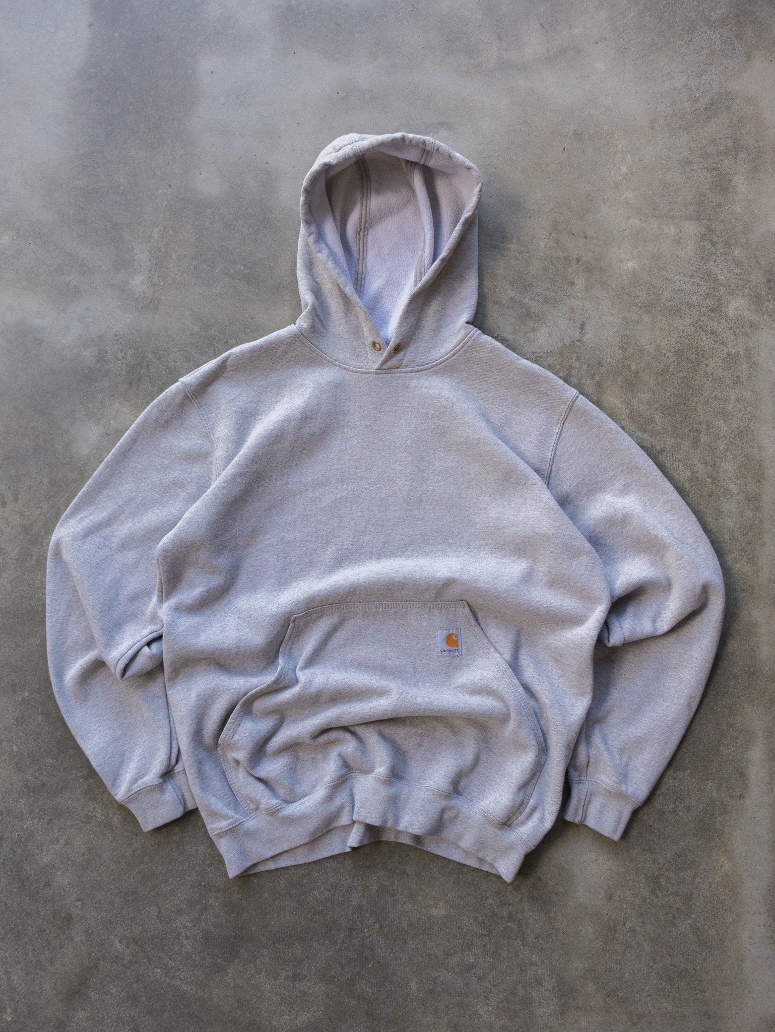 Vintage Grey Carhartt Hoodie (M)