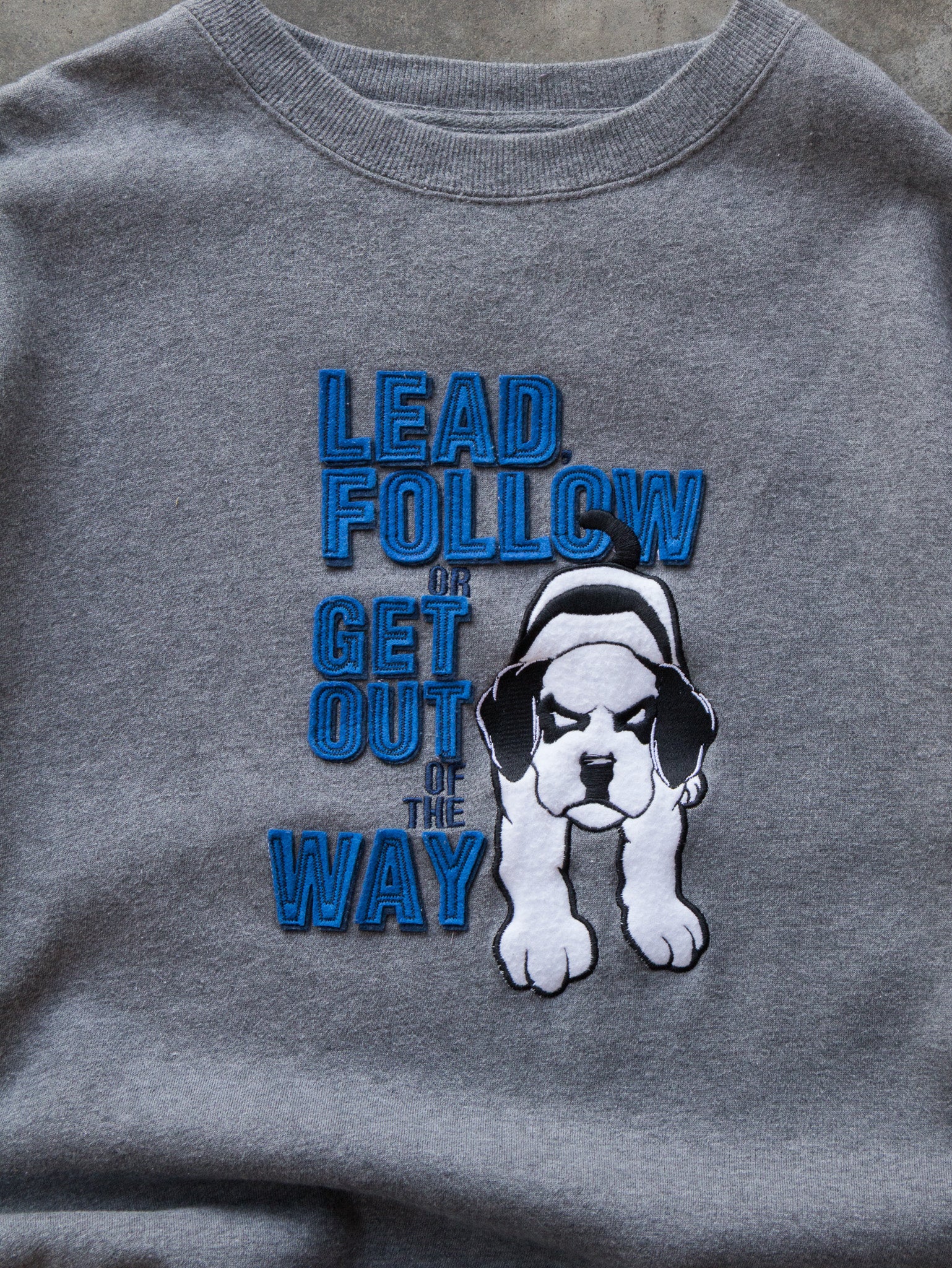 Vintage Grey Big Dogs Sweatshirt (M)