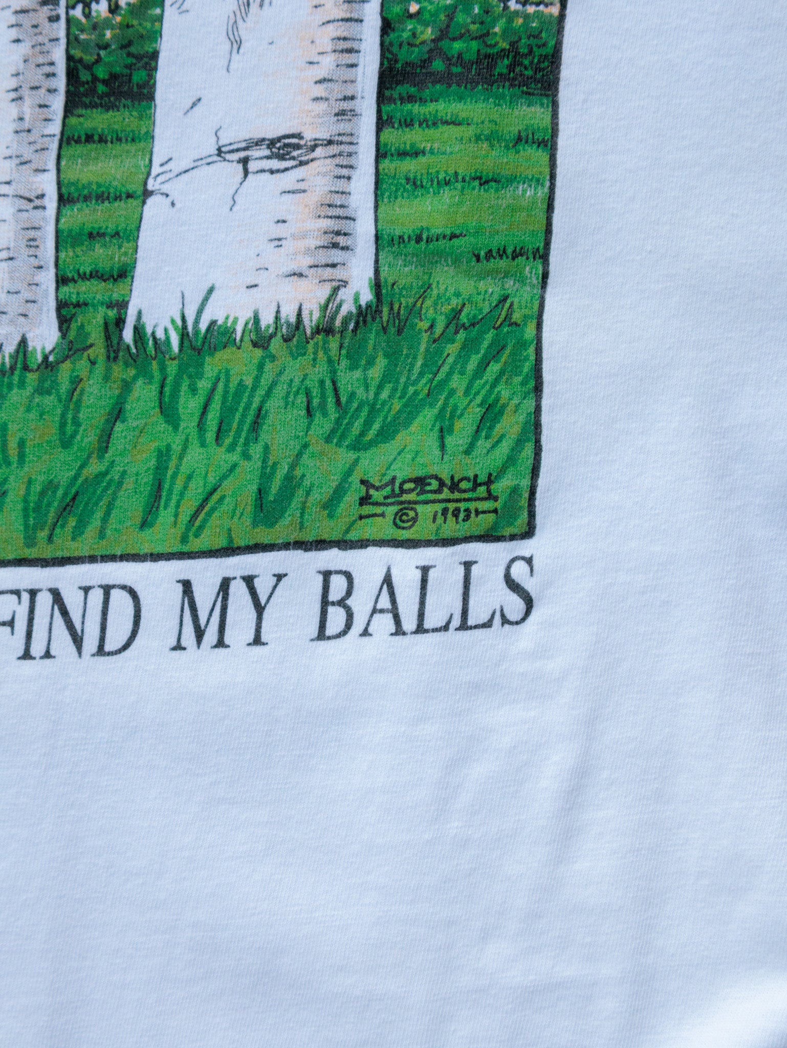 Vintage 90s White The Older I Get Slogan Tee (XL)