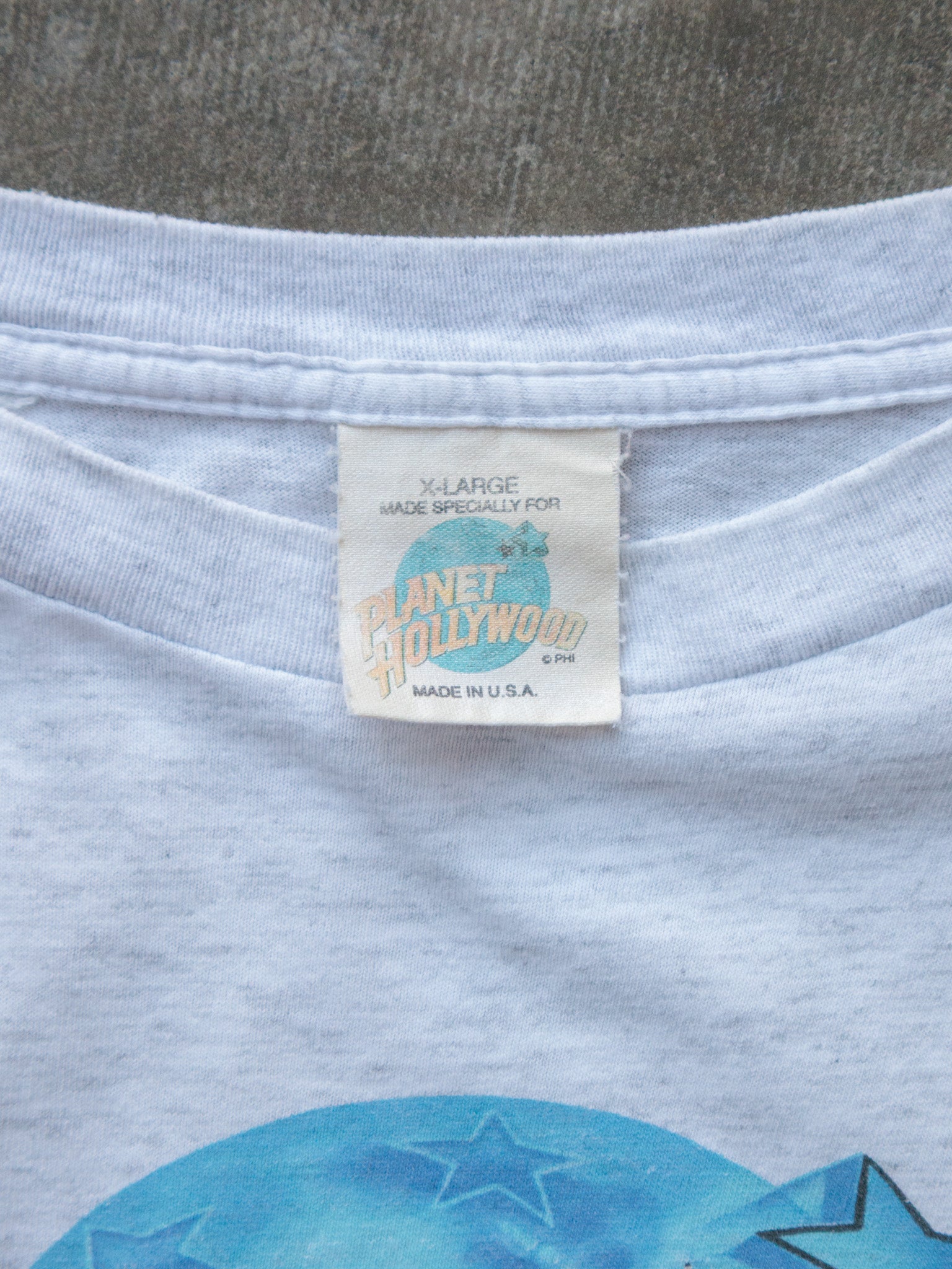 Vintage 90s Grey Planet Hollywood Maui Tee (XL)
