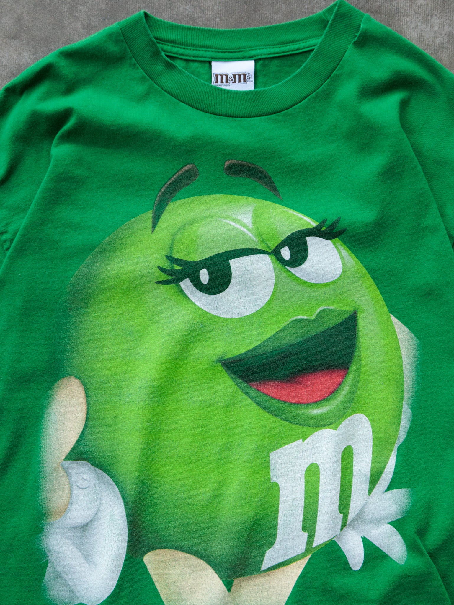 Vintage Green M&M's Tee (L)