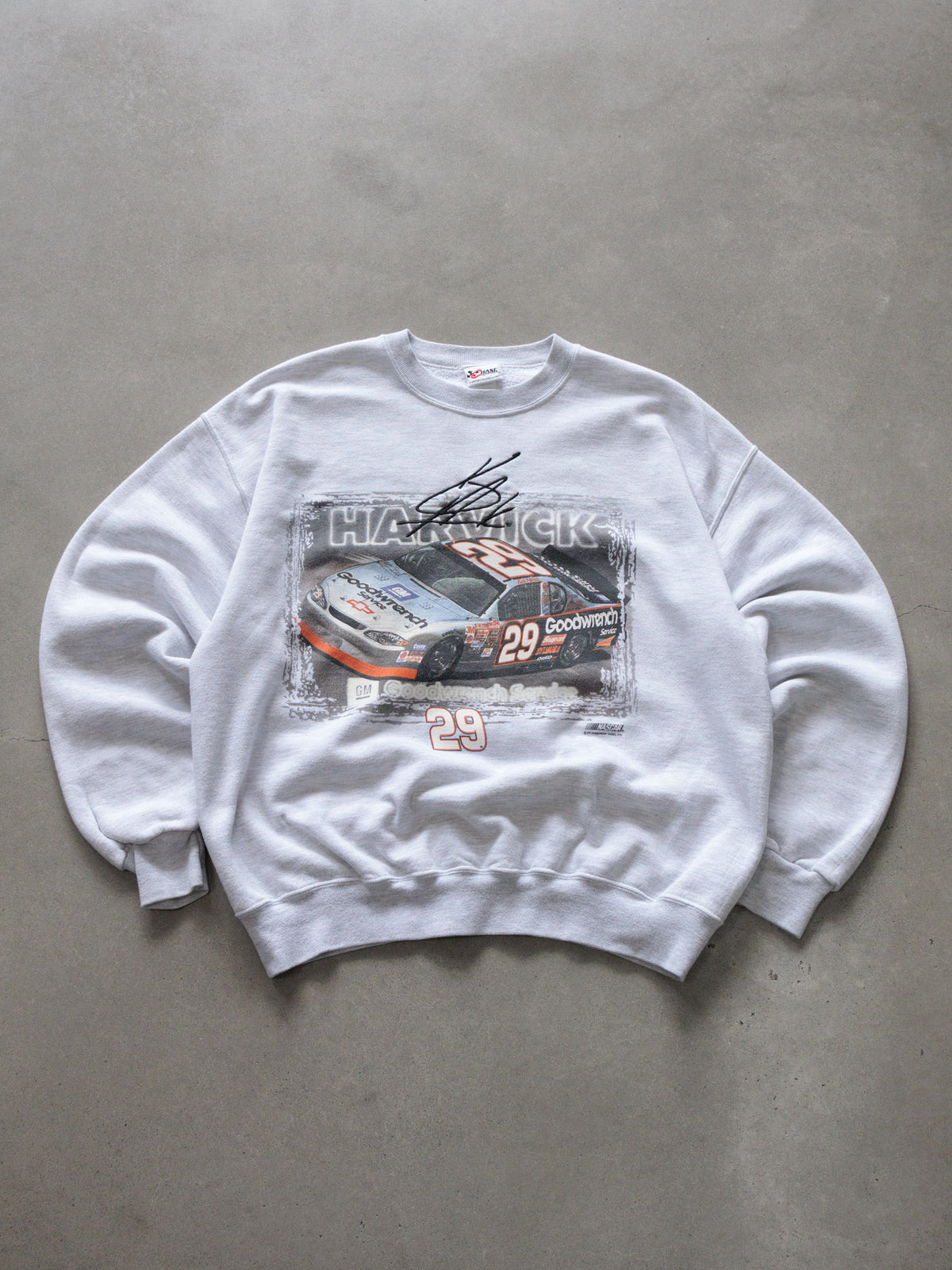Vintage 00s White NASCAR Kevin Harvick Sweatshirt (-)