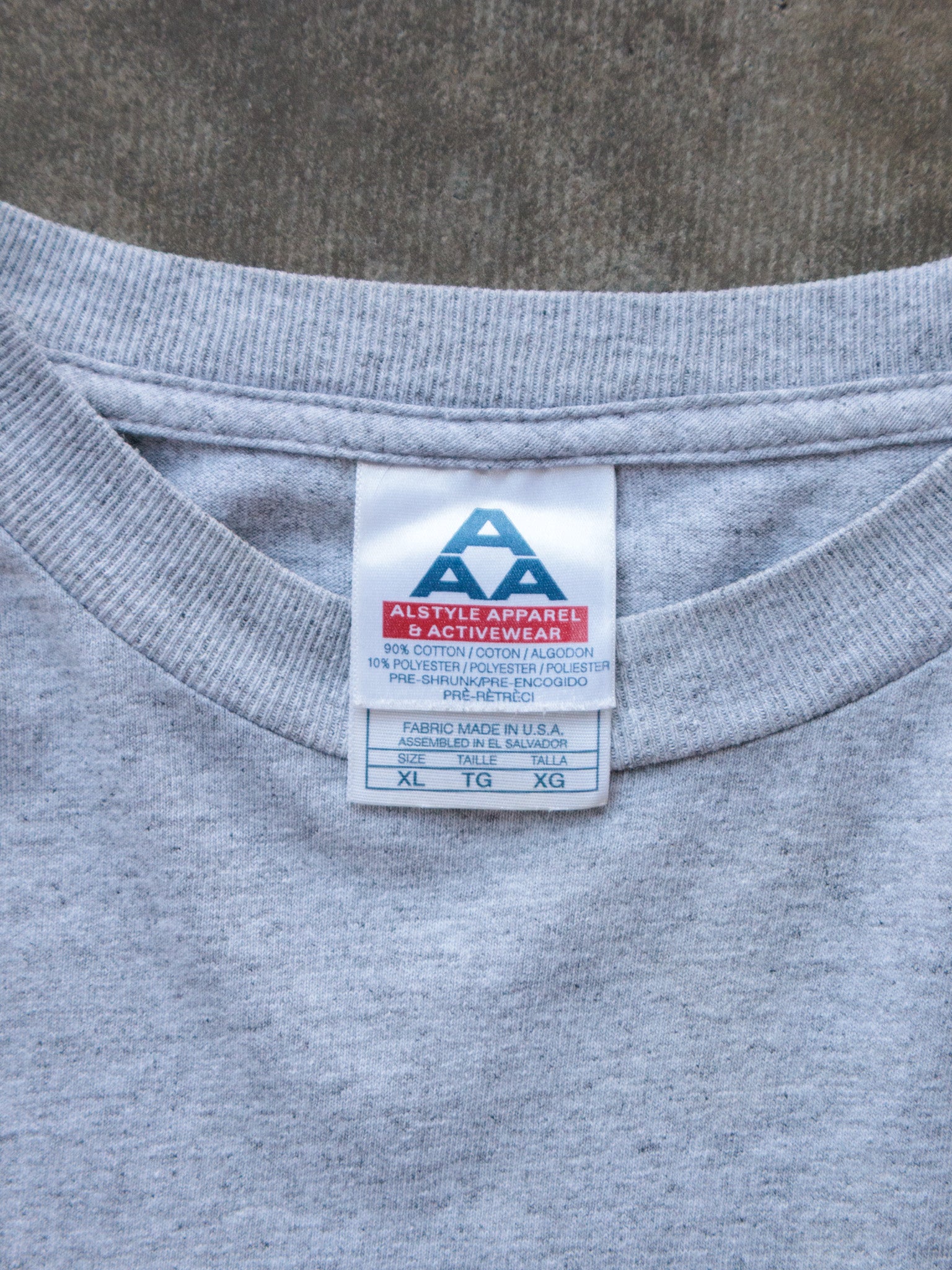 Vintage 2004 Grey New England Patriots Long Sleeve Tee (XL)