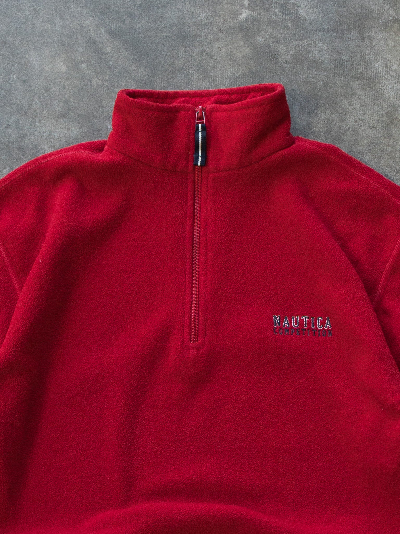 Vintage 90s Nautica Competition Fleece Quarter Zip (S)
