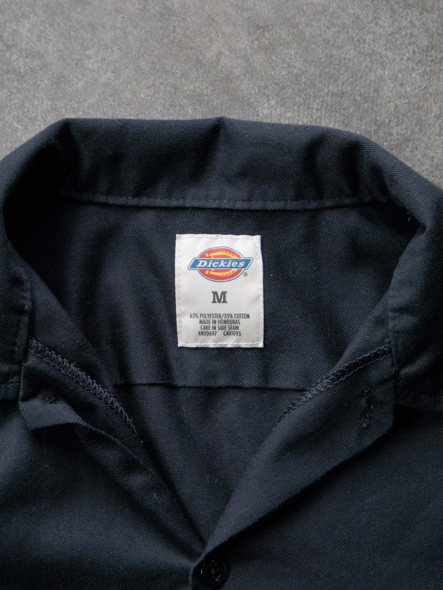 Vintage 00s Black Dickies Work Shirt (M)