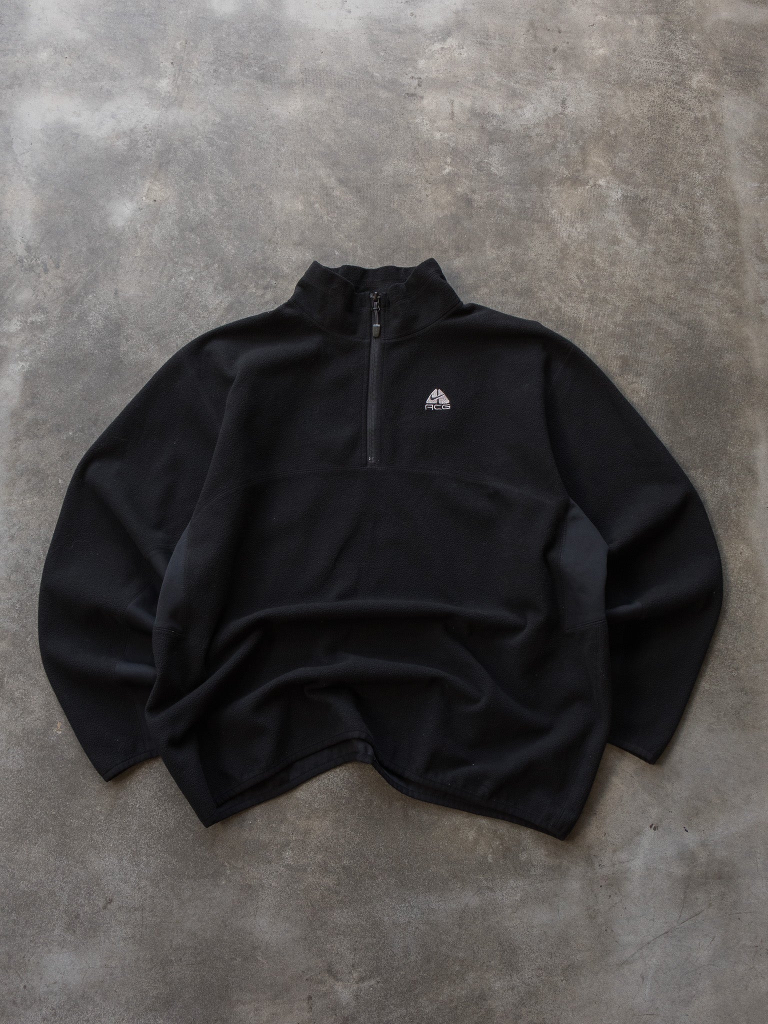 Vintage Black Nike ACG Fleece Quarter Zip (XL)