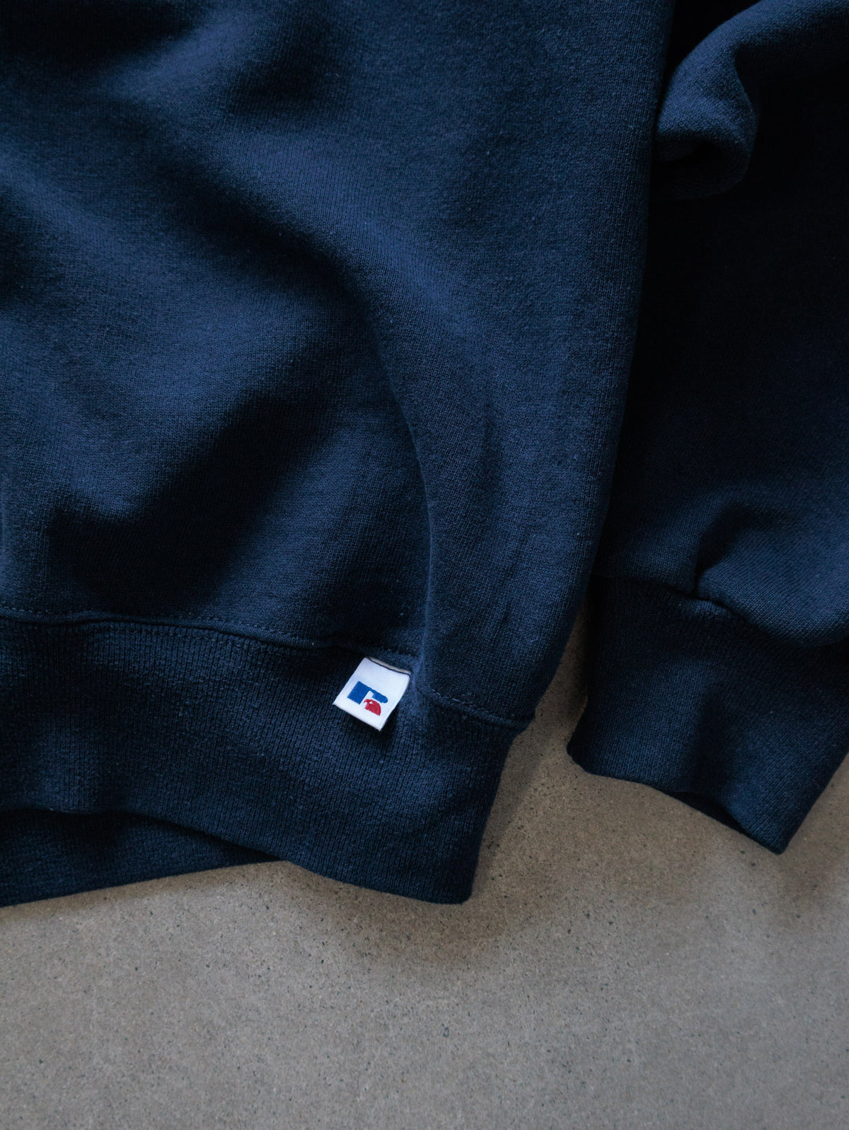 Vintage Navy Russell Athletic Sweatshirt (XL)