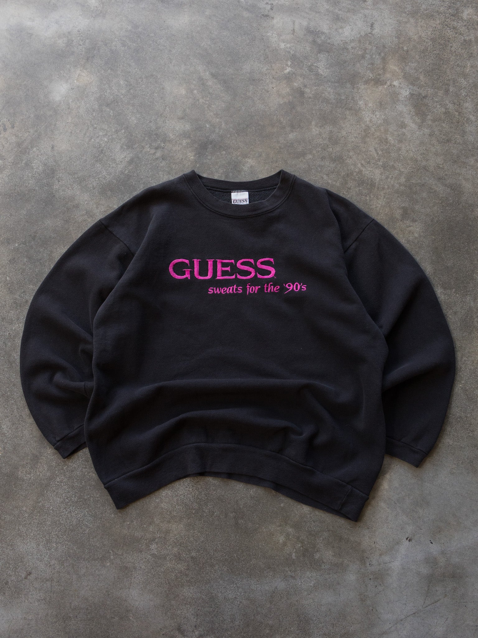 Vintage 90s Black Guess Sweatshirt (M)