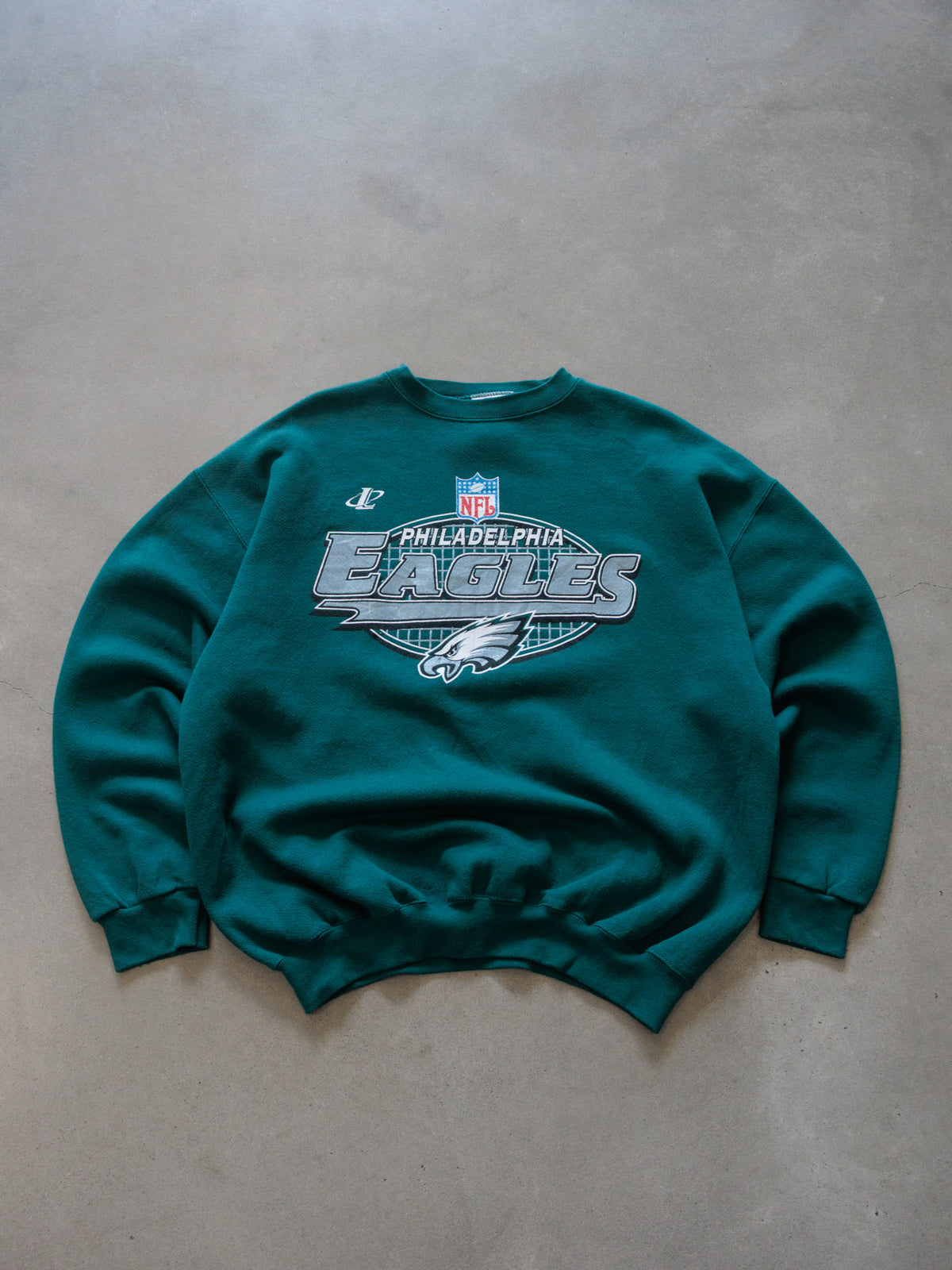 Vintage 90s Green Philadelphia Eagles Sweatshirt (XL)